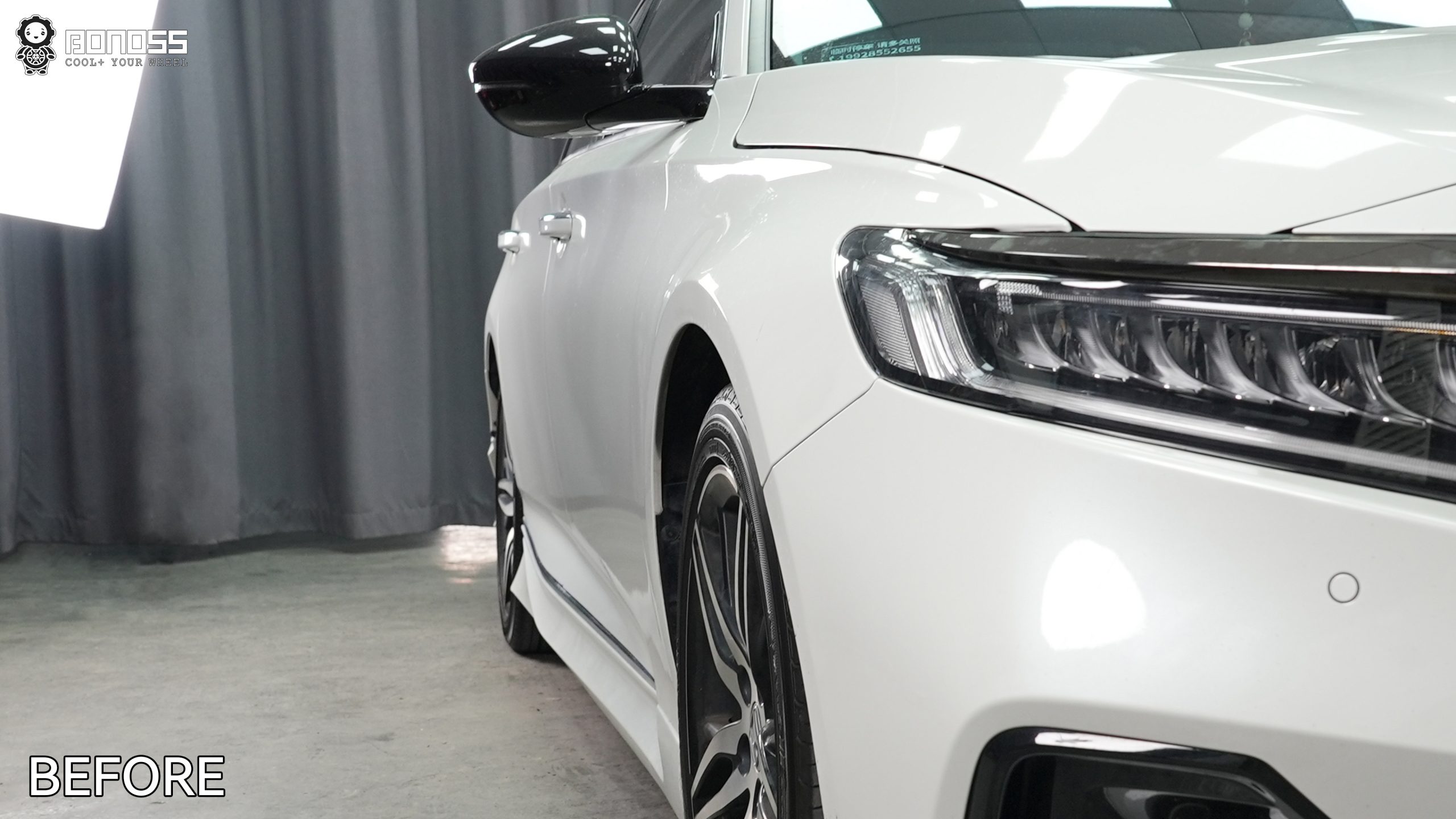 BONOSS Forged Active Cooling Honda Accord Wheel Spacers Front 25mm Rear 30mm Before and After (9)