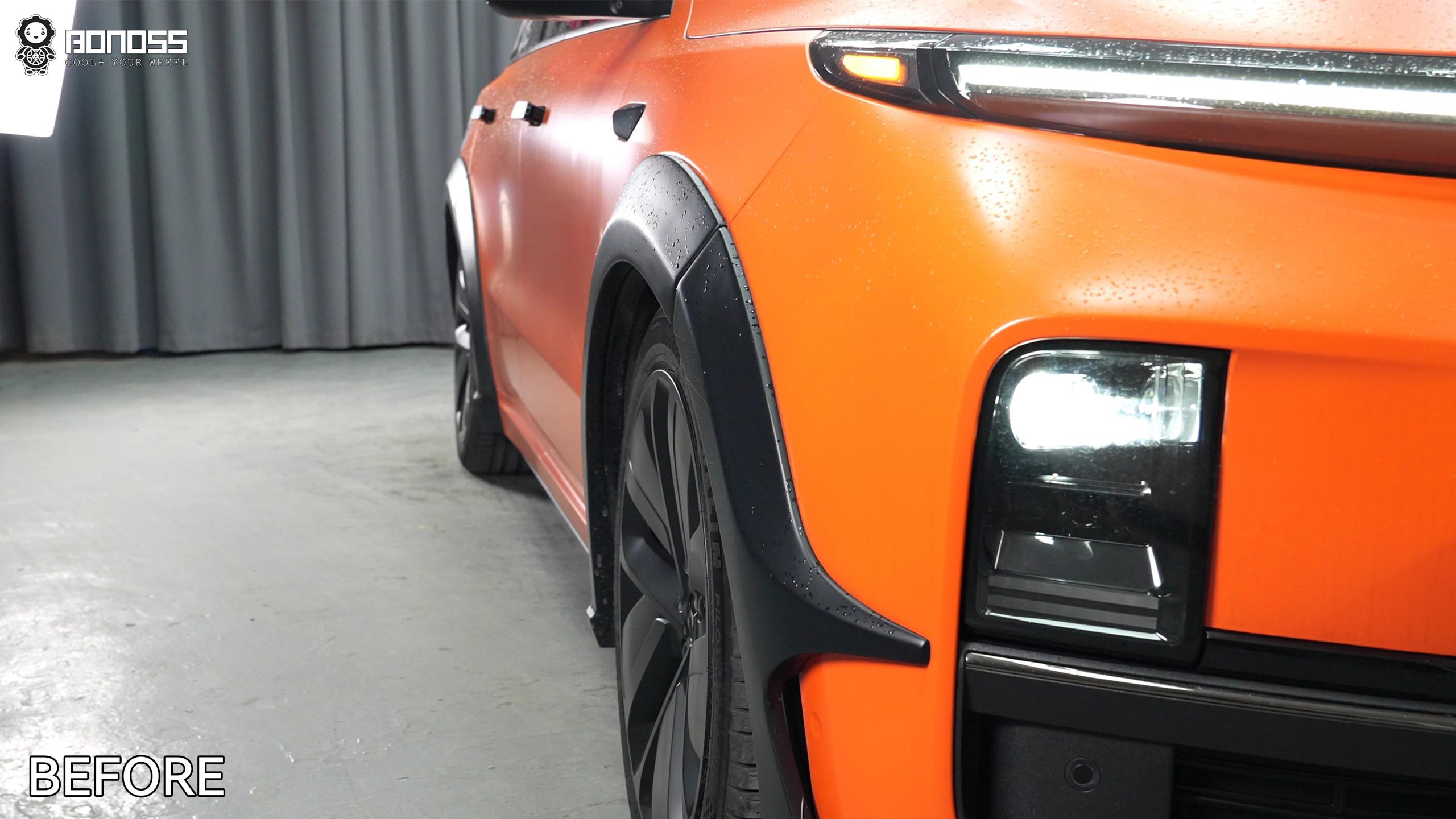 BONOSS Forged Active Cooling Li L9 Wheel Spacers Front 15mm Rear 15mm Before and After (10)