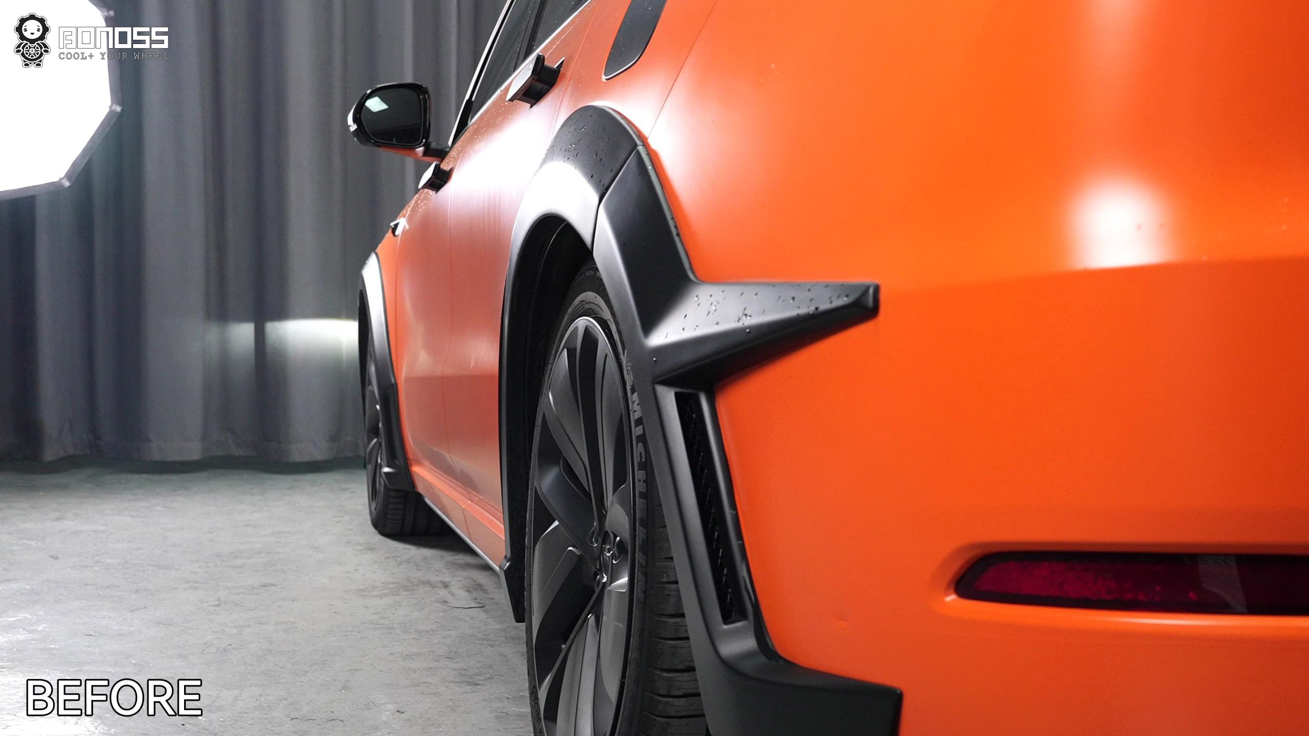 BONOSS Forged Active Cooling Li L9 Wheel Spacers Front 15mm Rear 15mm Before and After (11)