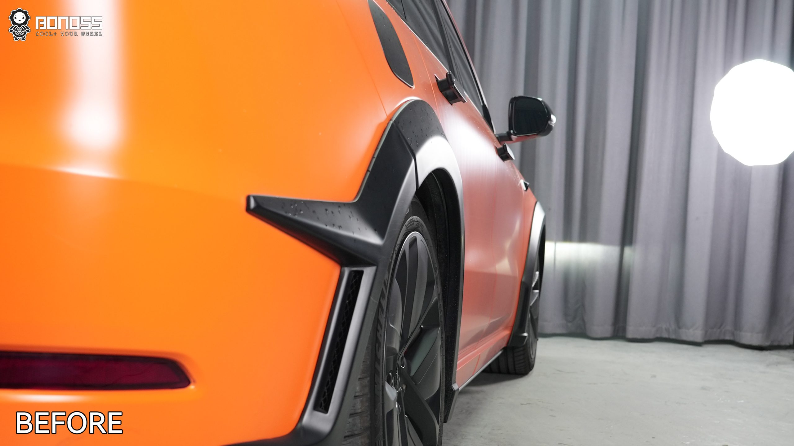 BONOSS Forged Active Cooling Li L9 Wheel Spacers Front 15mm Rear 15mm Before and After (12)