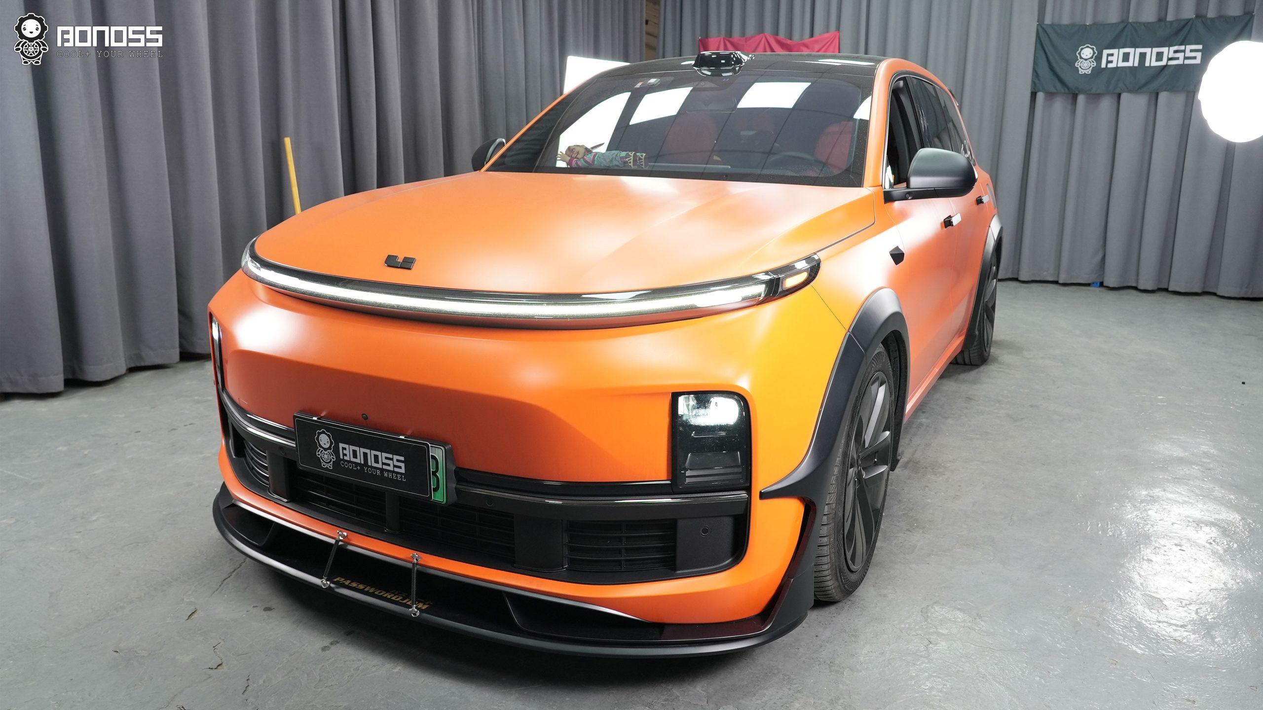 BONOSS Forged Active Cooling Li L9 Wheel Spacers Front 15mm Rear 15mm Before and After (3)