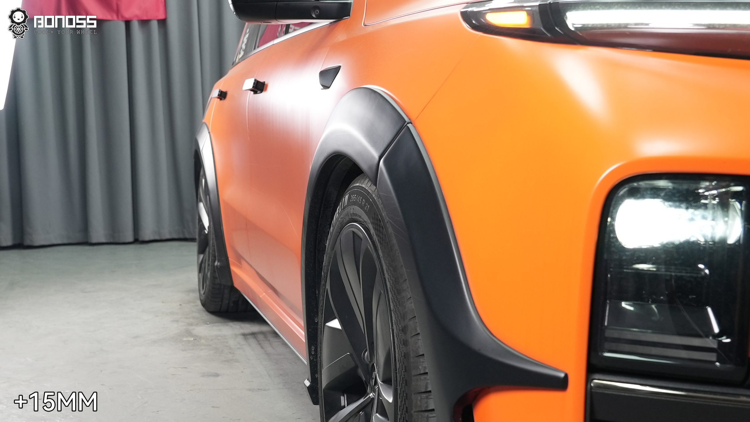 BONOSS Forged Active Cooling Li L9 Wheel Spacers Front 15mm Rear 15mm Before and After (5)