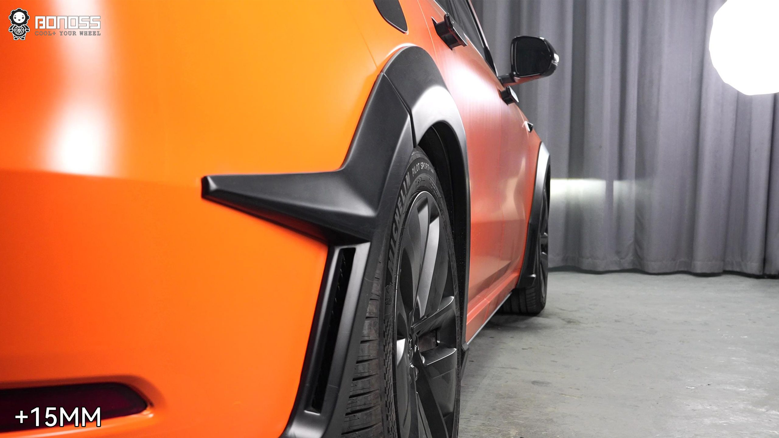 BONOSS Forged Active Cooling Li L9 Wheel Spacers Front 15mm Rear 15mm Before and After (7)