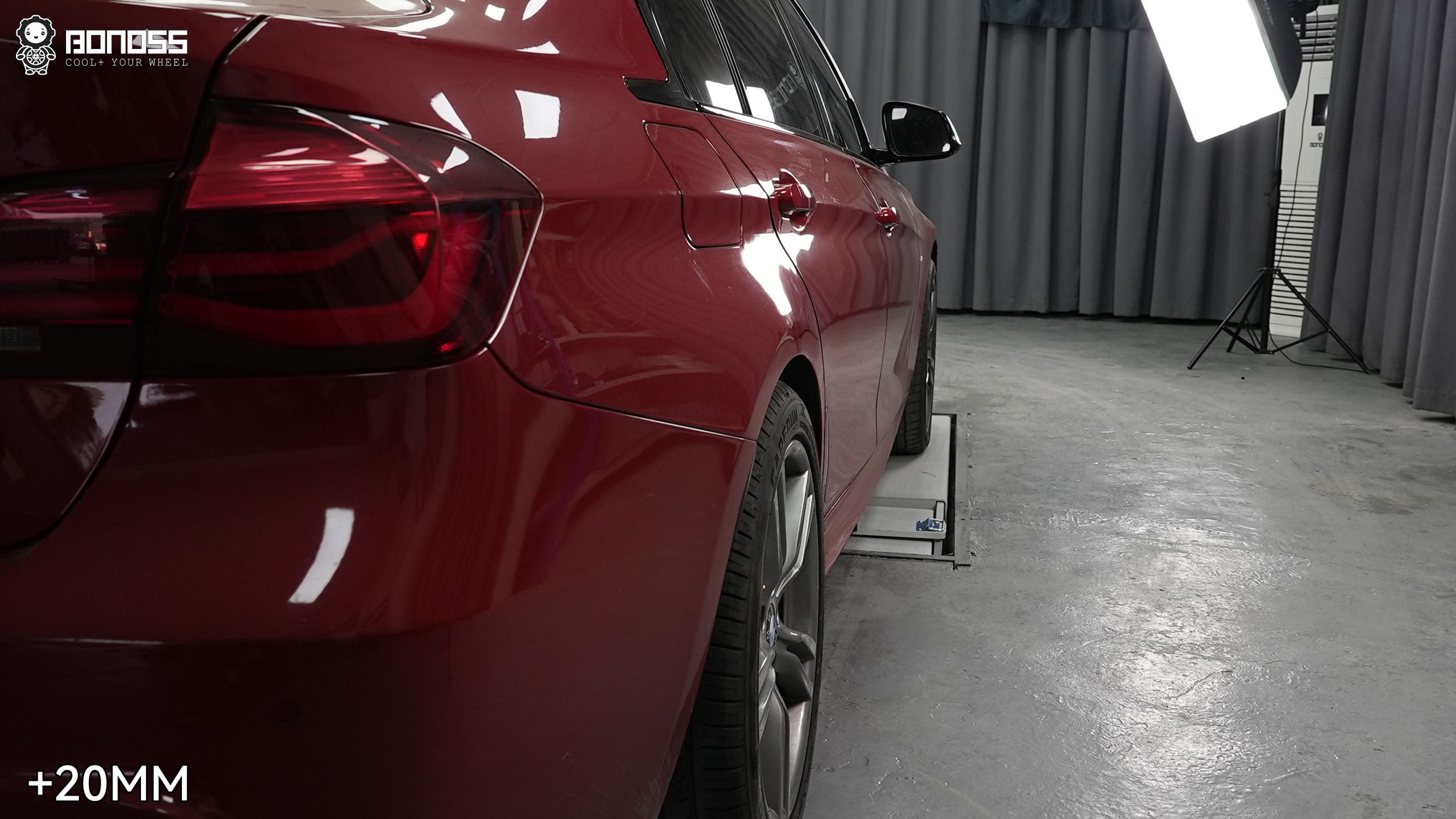 BONOSS Forged Lightweight Plus 2018 BMW 3 Series Wheel Spacers Front 10mm Rear 20mm Before and After (6)