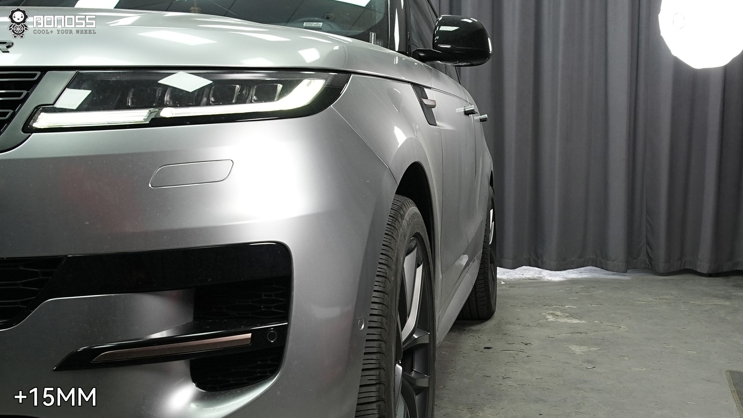 BONOSS Forged Lightweight Plus 2026 Land Rover Range Rover Sport Wheel Spacers Front 15mm Rear 20mm Before and After (3)