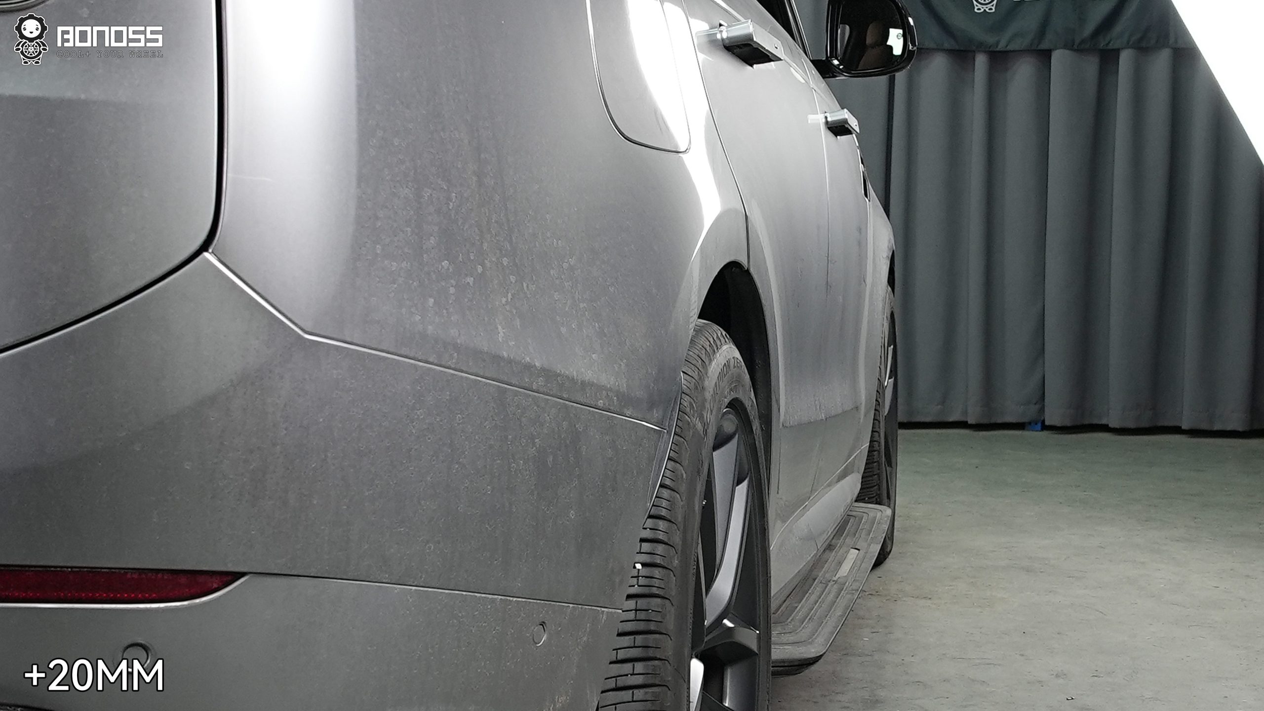 BONOSS Forged Lightweight Plus 2026 Land Rover Range Rover Sport Wheel Spacers Front 15mm Rear 20mm Before and After (6)