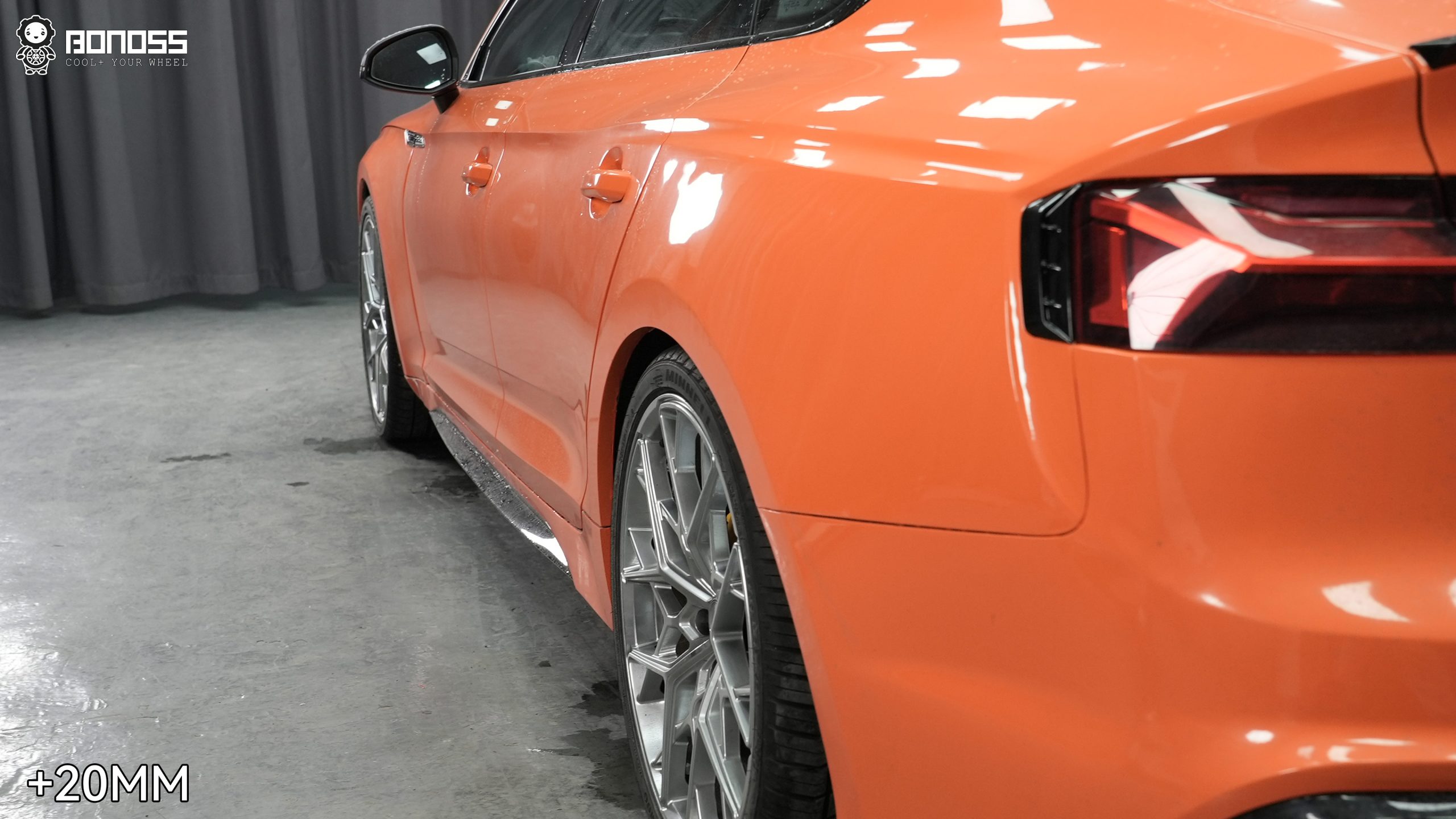 BONOSS Forged Lightweight Plus Audi A5 Wheel Spacers Front 15mm Rear 20mm Before and After (5)