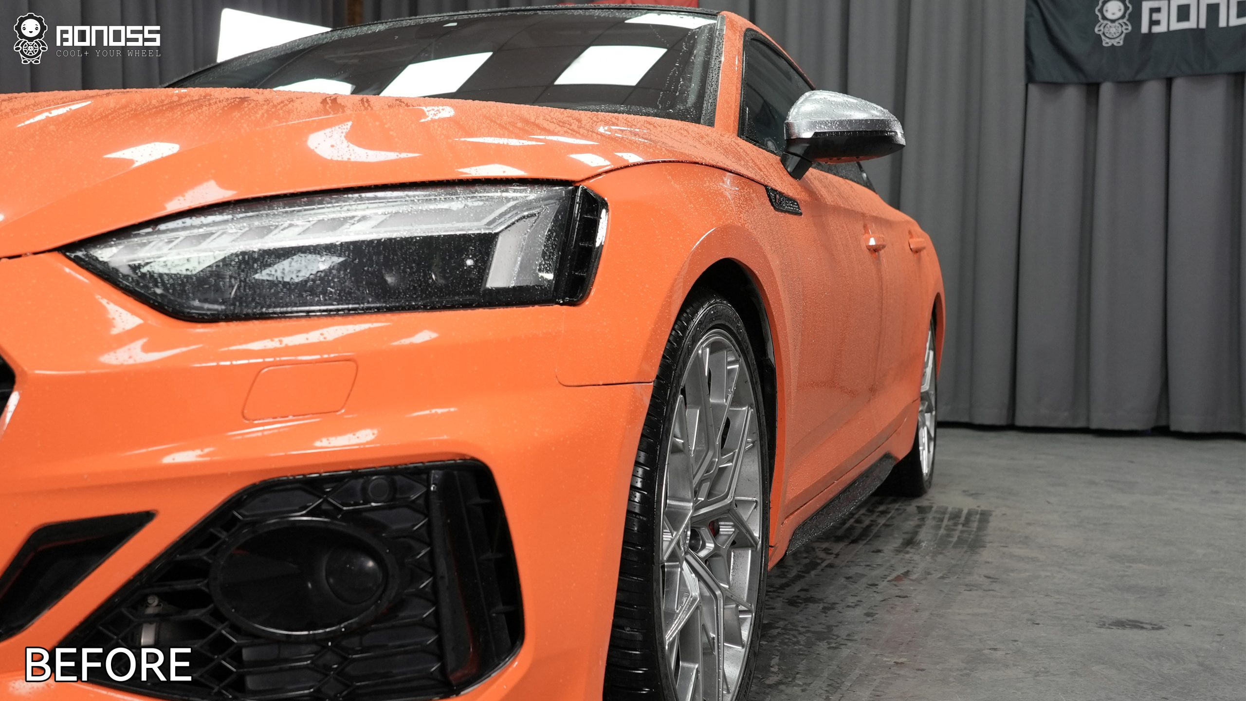 BONOSS Forged Lightweight Plus Audi A5 Wheel Spacers Front 15mm Rear 20mm Before and After (8)