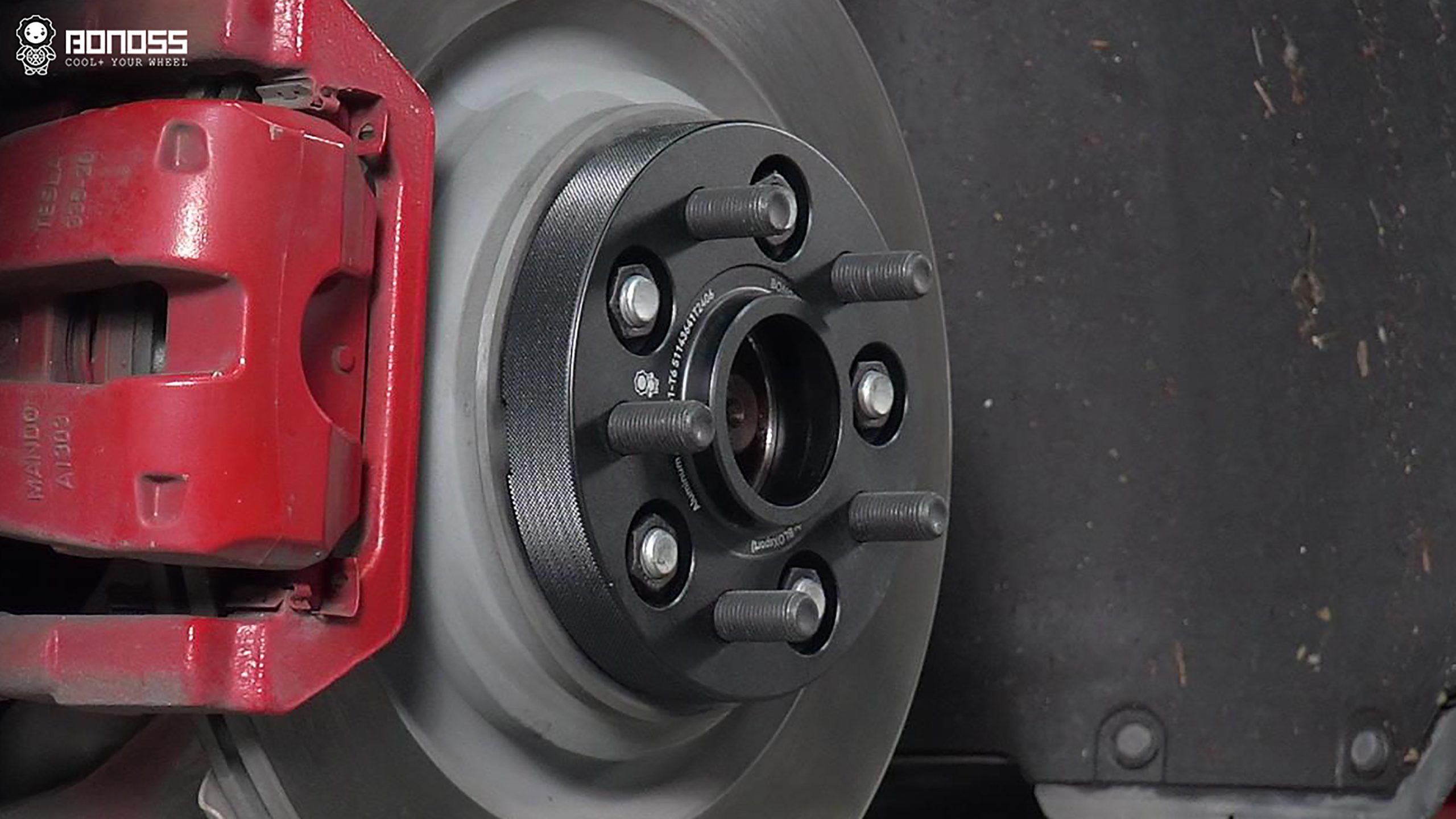 Best Model 3 Performance Wheel Spacers Size Fitment Expert Picks BONOSS Forged Active Cooling Adapters Hubcentric Spacers Pros Before and After Example (1)