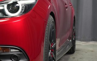 Mazdaspeed 3 Wheel Spacers Size Guide Boost Performance & Style BONOSS Forged Active Cooling Adapters Hubcentric Spacers Pros Before and After Example (3)