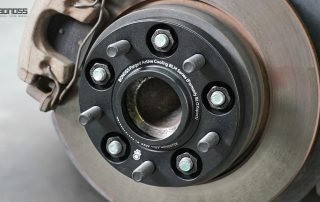 Mazdaspeed 3 Wheel Spacers Torque Specs 5 Critical Tips BONOSS Forged Active Cooling Adapters Hubcentric Spacers Pros Before and After Example (3)