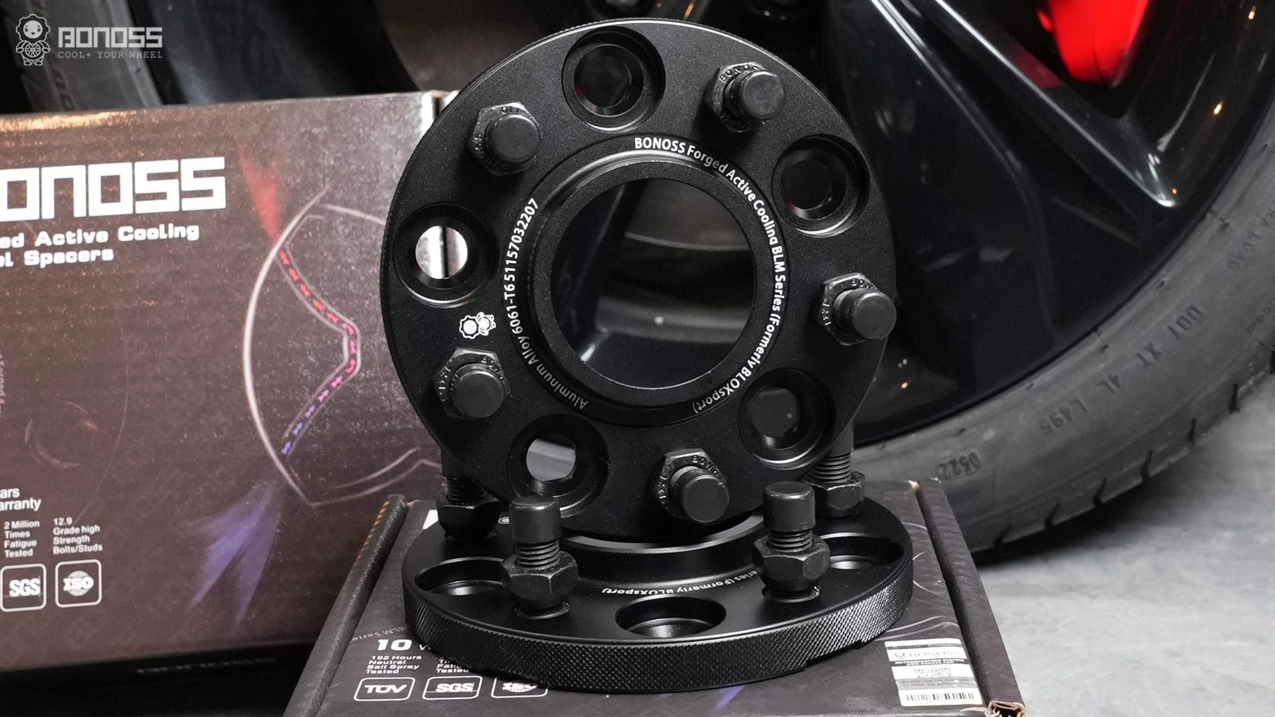 Top-Rated Nissan 350Z Wheel Spacers Brands Expert Picks BONOSS Forged Active Cooling Adapters Hubcentric Spacers Pros Before and After Example (3)