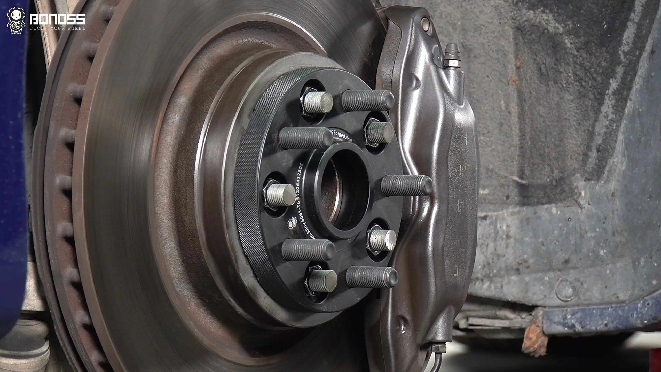 Are Tesla Model S Wheel Spacers Worth It A Full Breakdown BONOSS Forged Active Cooling Adapters Hubcentric Spacers Pros Before and After Example (1)