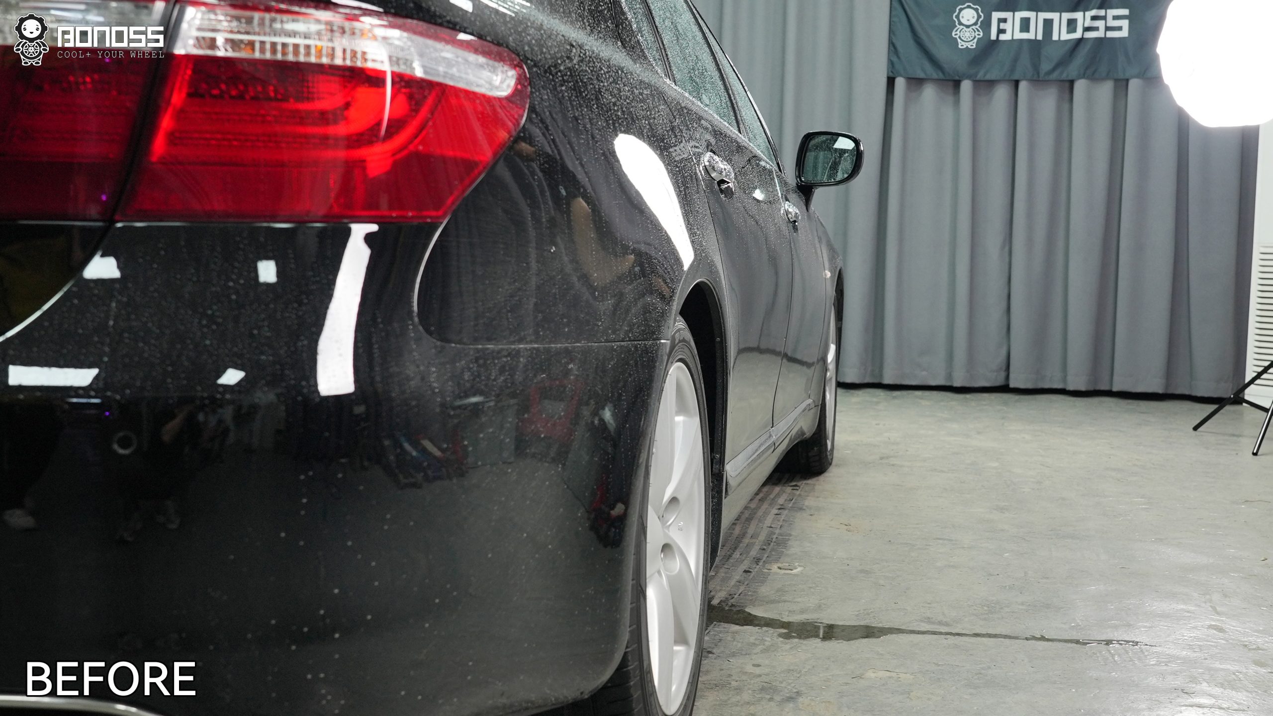 BONOSS Forged Active Cooling 2006 Lexus LS Wheel Spacers Front 15mm Rear 20mm Before and After (11)