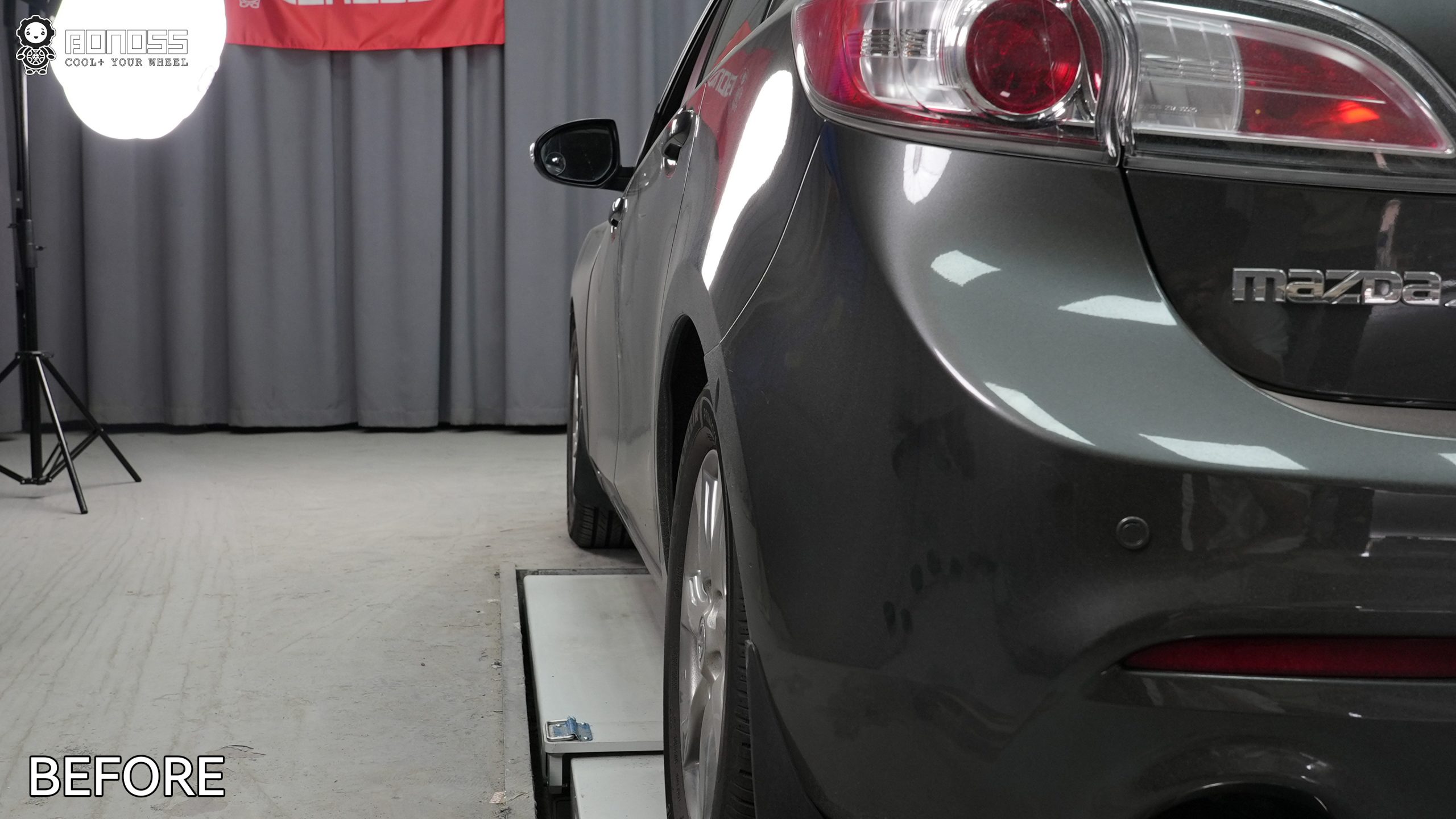 BONOSS Forged Active Cooling 2010 Mazda Mazda3 Wheel Spacers Front 15mm Rear 20mm Before and After (10)