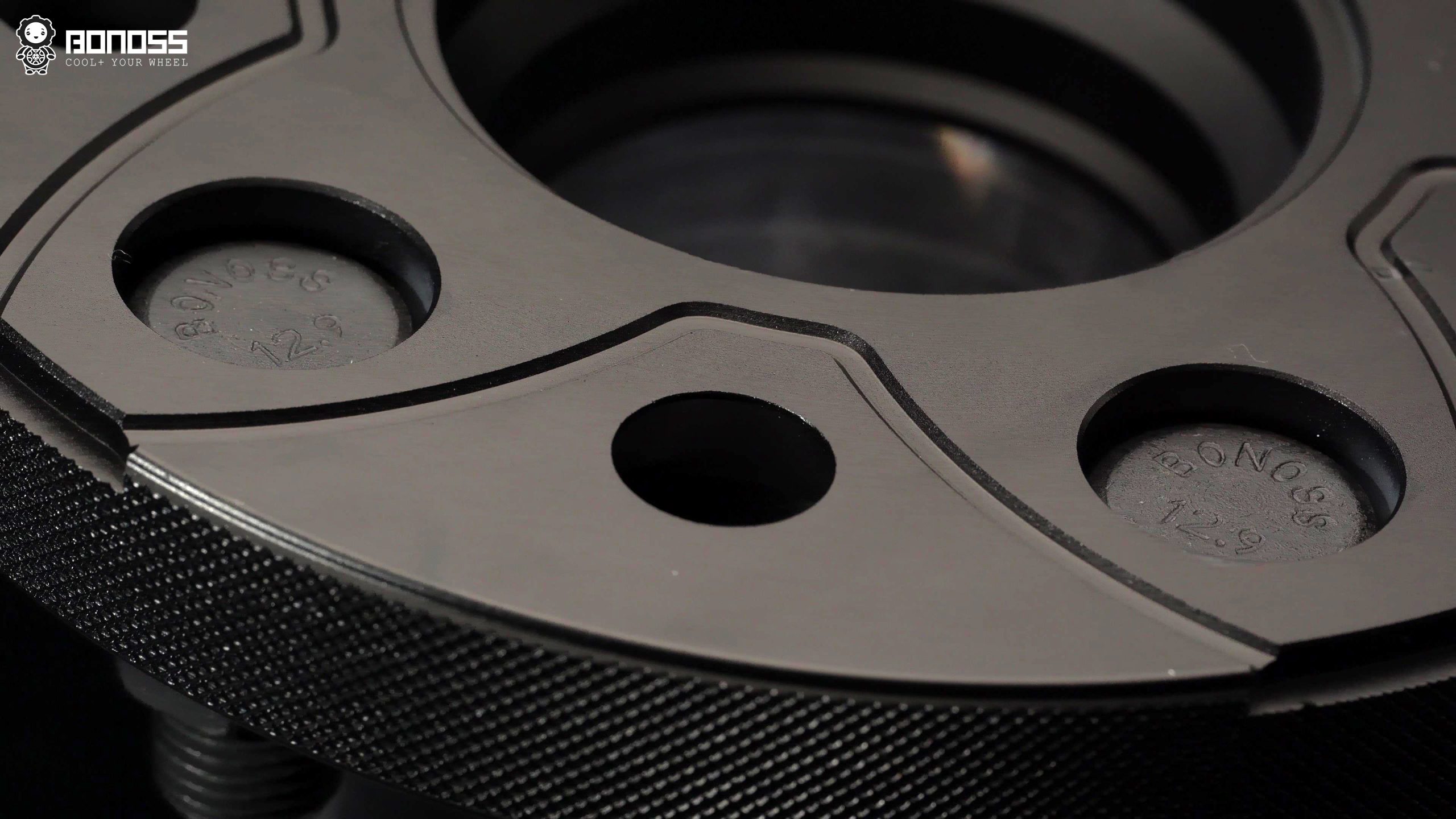 BONOSS Forged Active Cooling 2013 Ford Focus Wheel Spacers Front 25mm Rear 25mm Before and After (1)