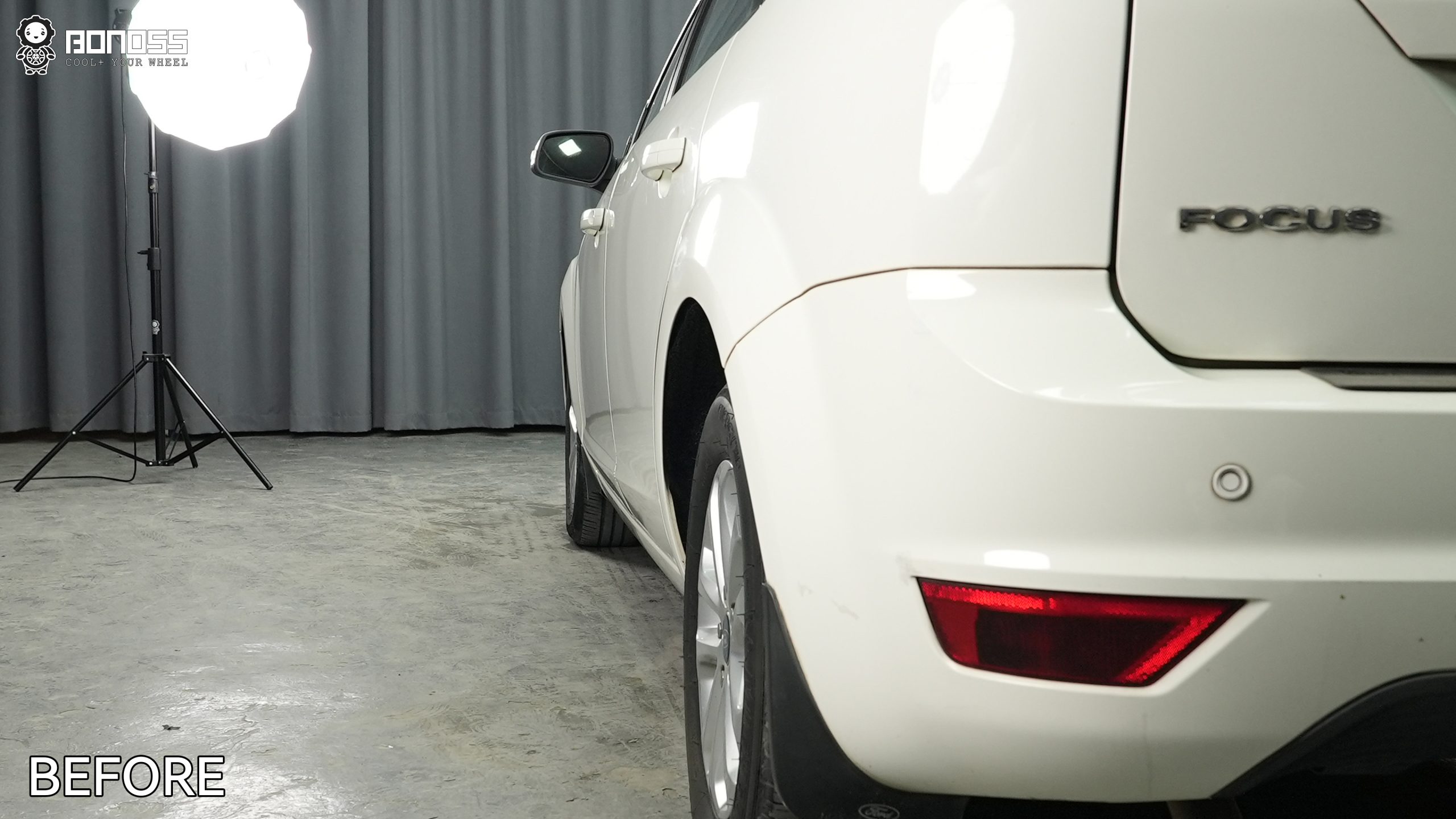 BONOSS Forged Active Cooling 2013 Ford Focus Wheel Spacers Front 25mm Rear 25mm Before and After (10)