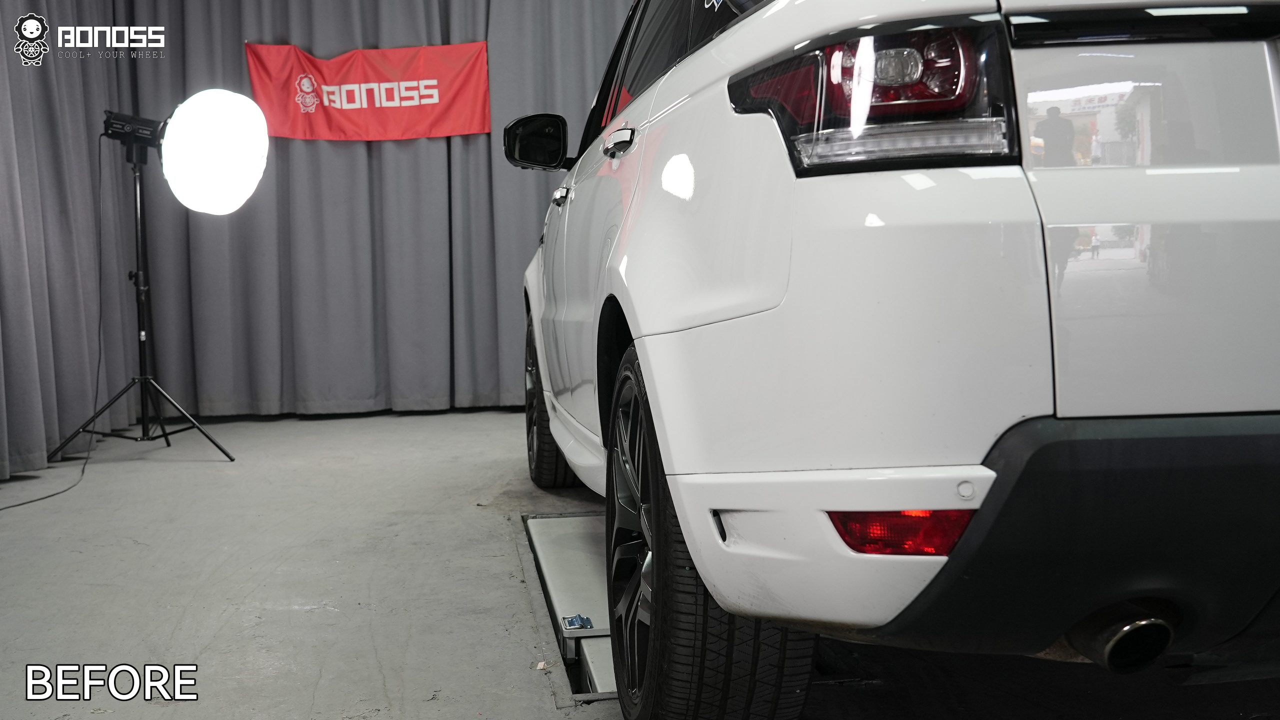 BONOSS Forged Active Cooling 2016 Land Rover Range Rover Sport Wheel Spacers Front 20mm Rear 30mm Before and After (11)