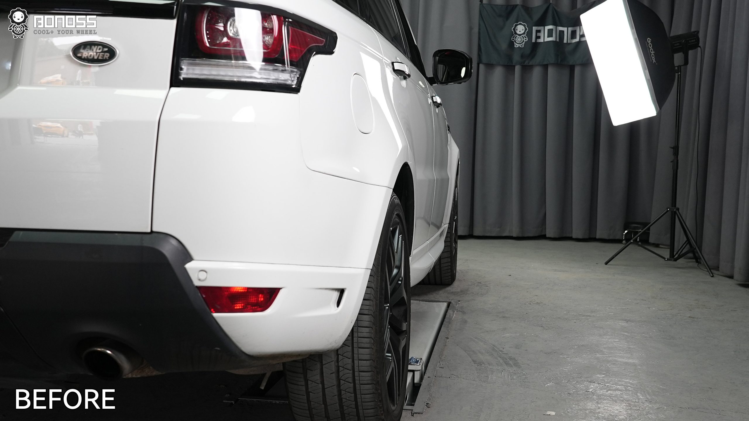 BONOSS Forged Active Cooling 2016 Land Rover Range Rover Sport Wheel Spacers Front 20mm Rear 30mm Before and After (12)