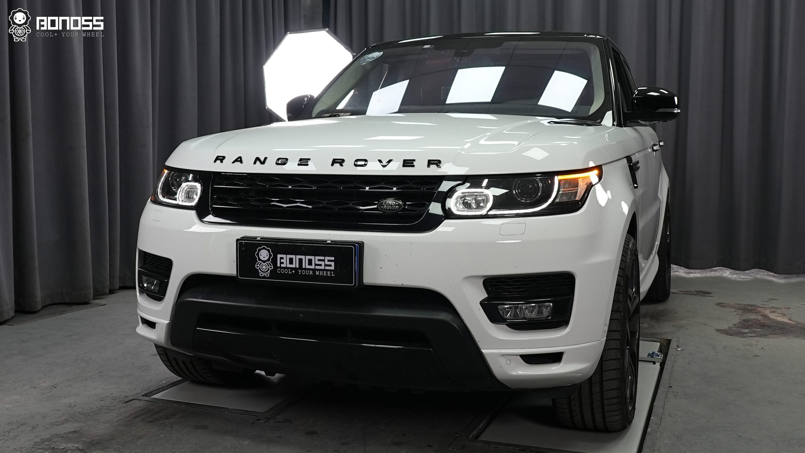 BONOSS Forged Active Cooling 2016 Land Rover Range Rover Sport Wheel Spacers Front 20mm Rear 30mm Before and After (3)