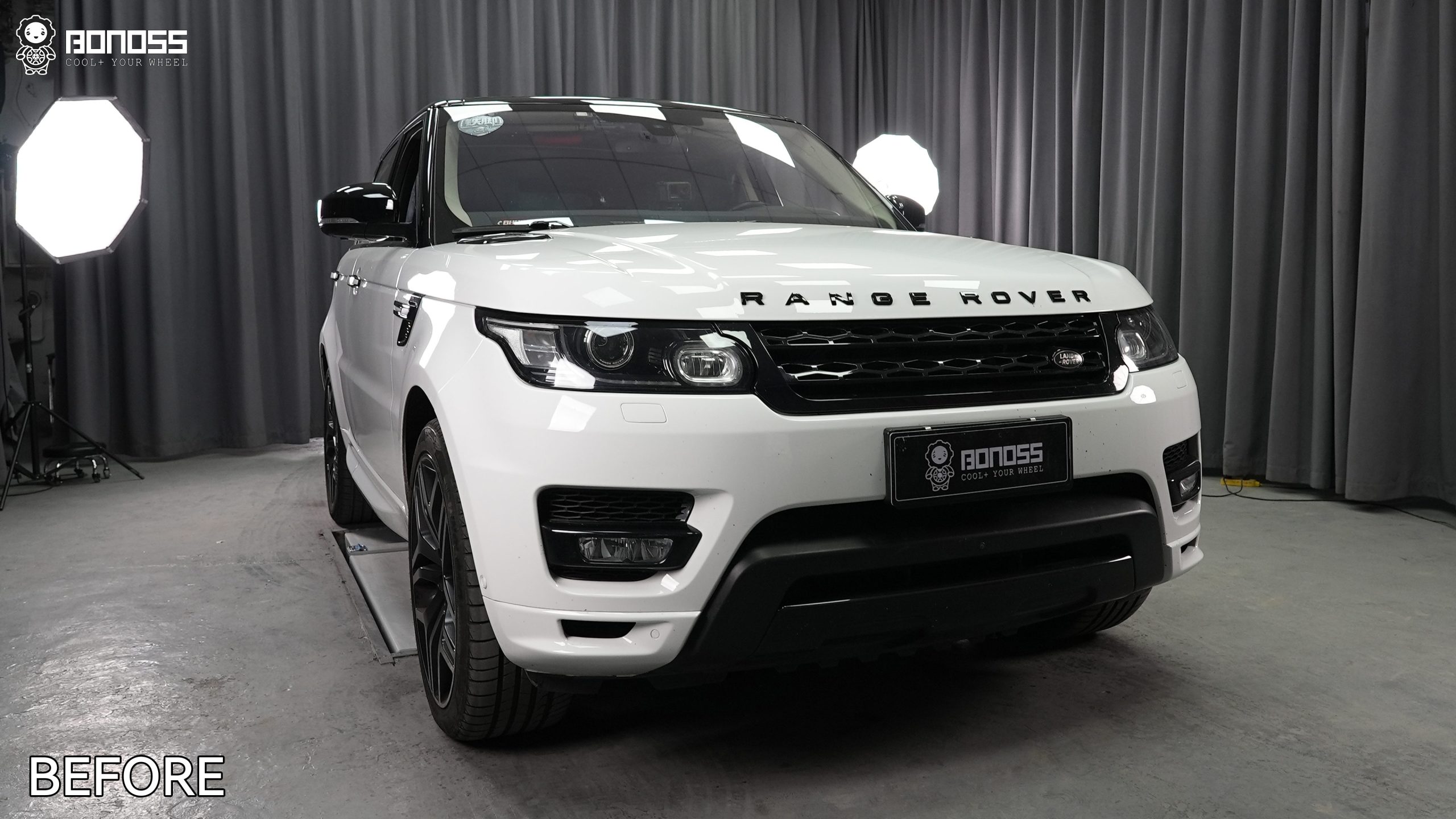 BONOSS Forged Active Cooling 2016 Land Rover Range Rover Sport Wheel Spacers Front 20mm Rear 30mm Before and After (8)