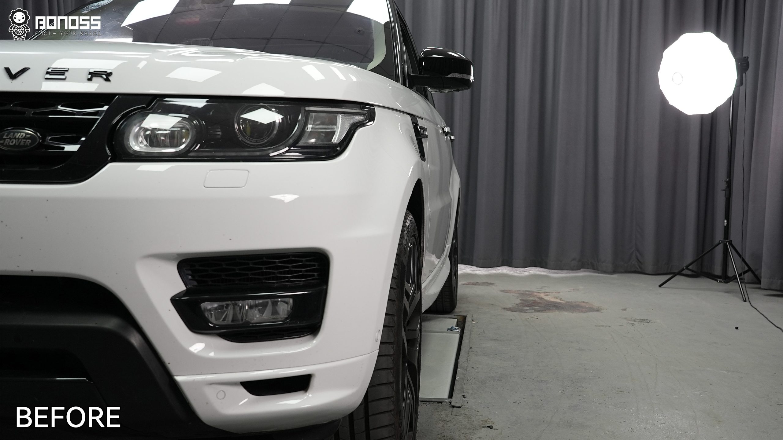 BONOSS Forged Active Cooling 2016 Land Rover Range Rover Sport Wheel Spacers Front 20mm Rear 30mm Before and After (9)