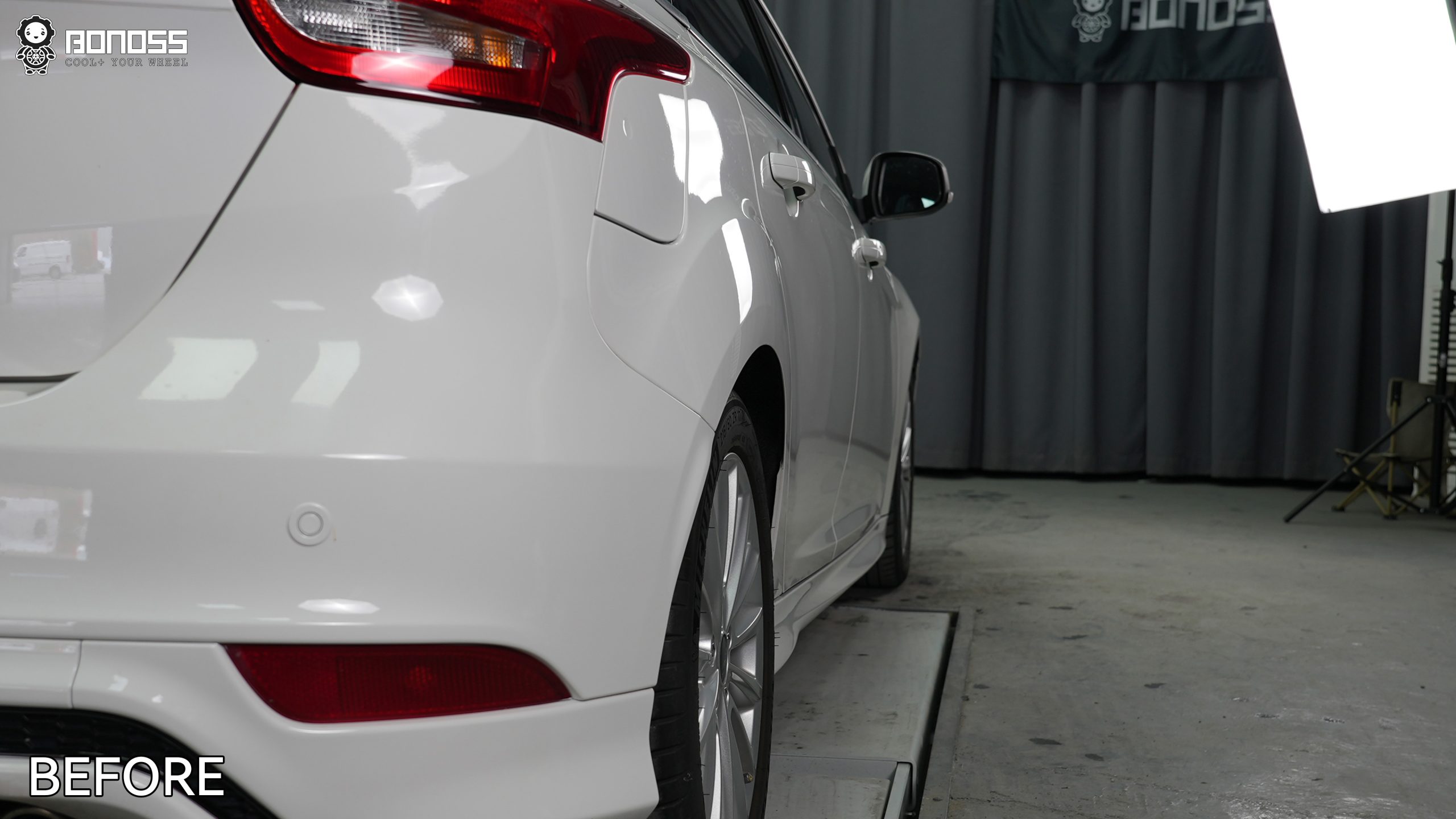 BONOSS Forged Active Cooling 2018 Ford Focus Wheel Spacers Front 20mm Rear 25mm Before and After (11)