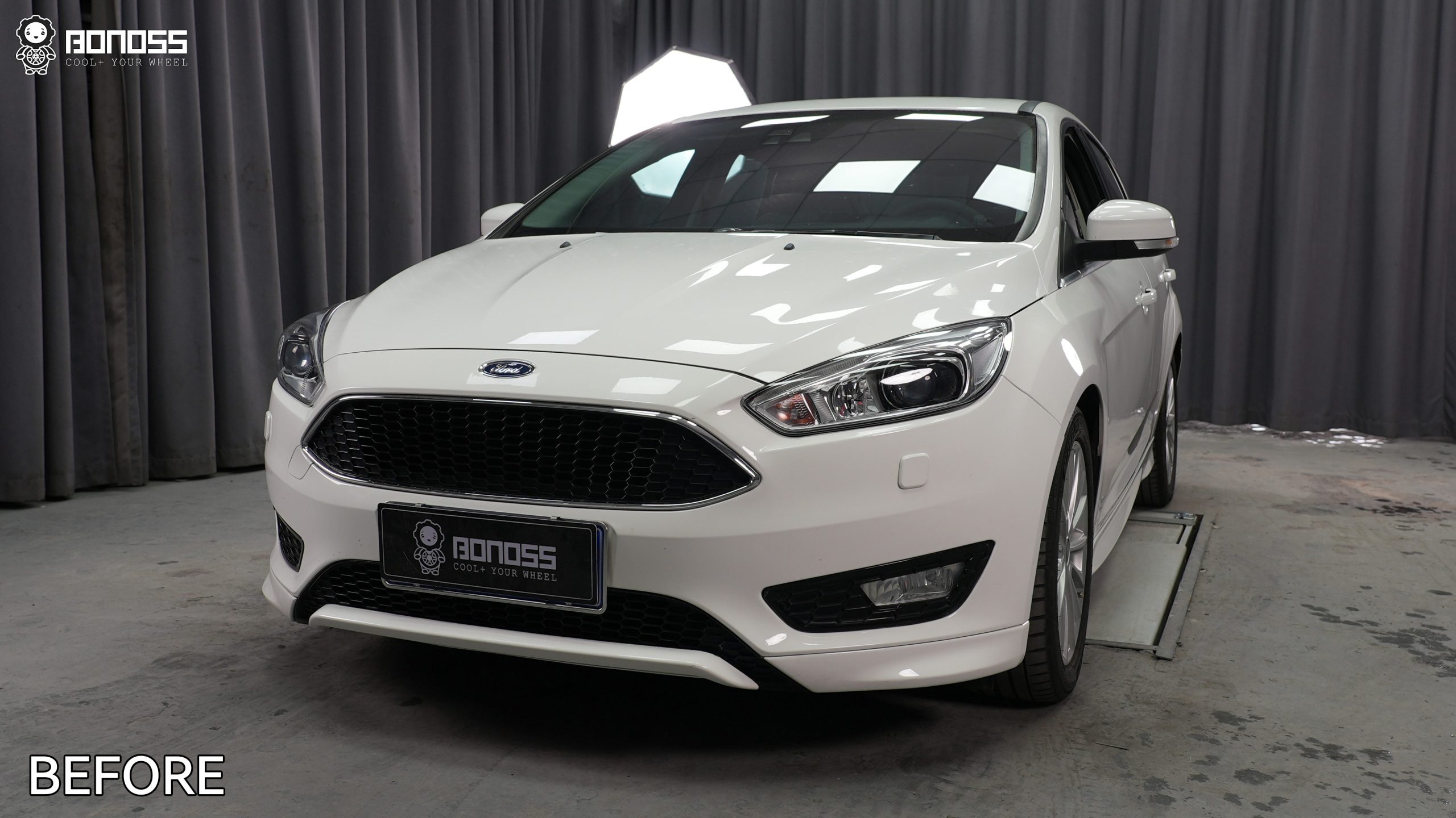 BONOSS Forged Active Cooling 2018 Ford Focus Wheel Spacers Front 20mm Rear 25mm Before and After (7)