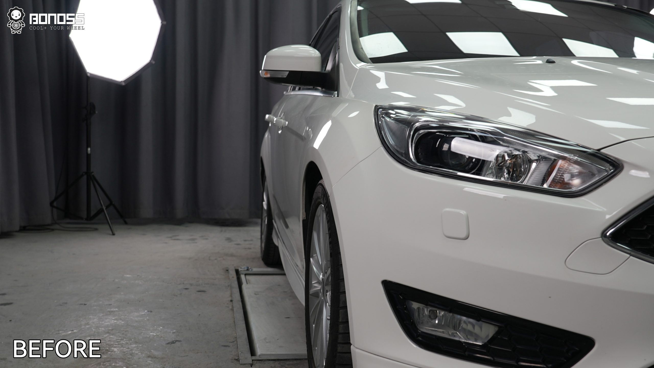 BONOSS Forged Active Cooling 2018 Ford Focus Wheel Spacers Front 20mm Rear 25mm Before and After (9)