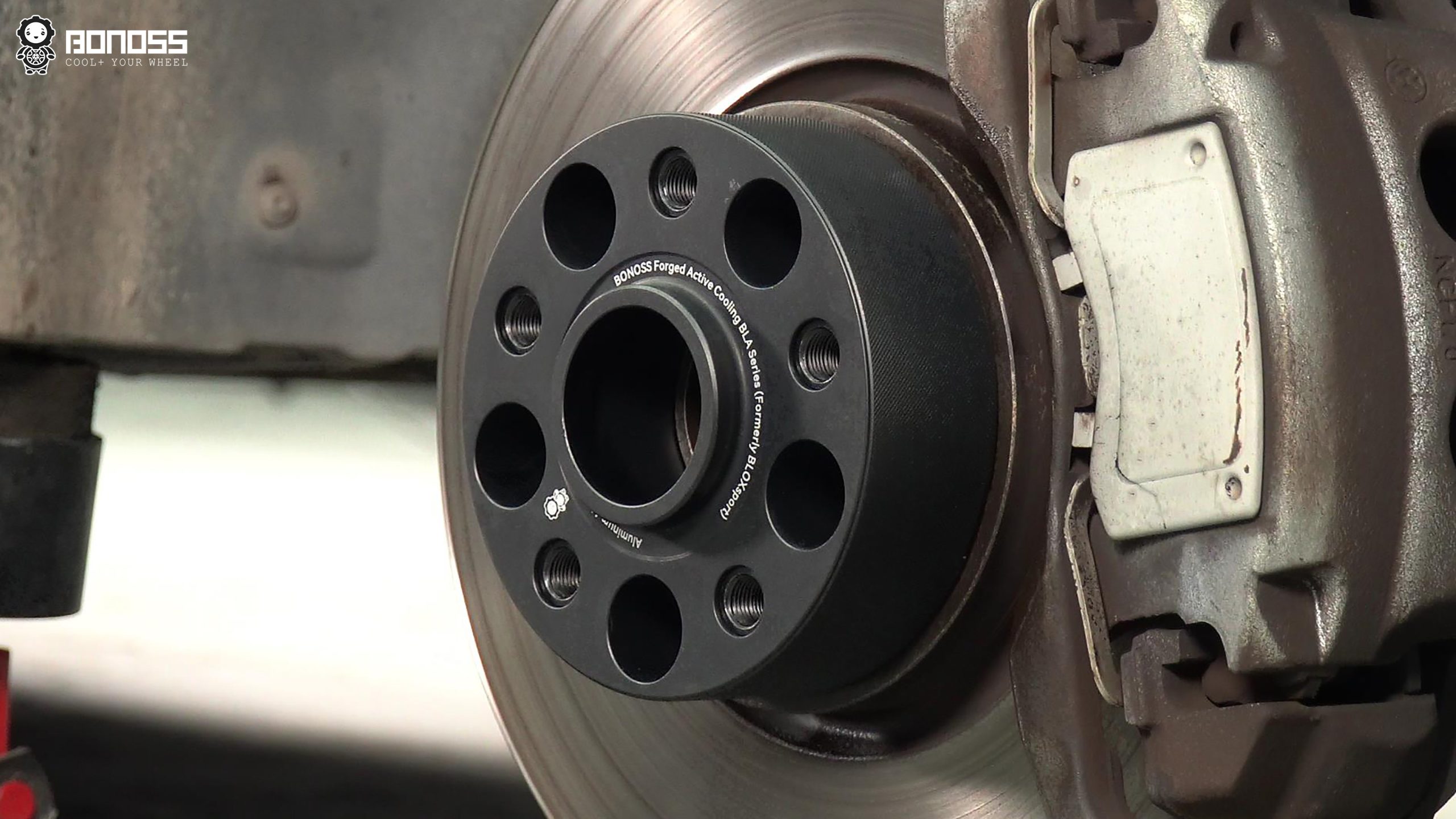 BONOSS Forged Active Cooling 2018 Volkswagen Caravelle Wheel Spacers Front 50mm Rear 35mm Before and After (14)