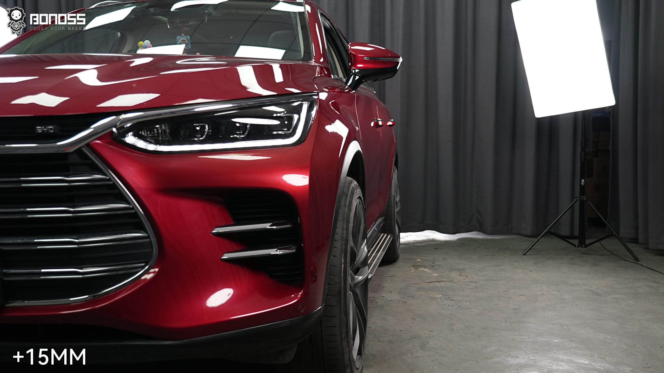 BONOSS Forged Active Cooling 2019 BYD Tang Wheel Spacers Front 15mm Rear 20mm Before and After (3)