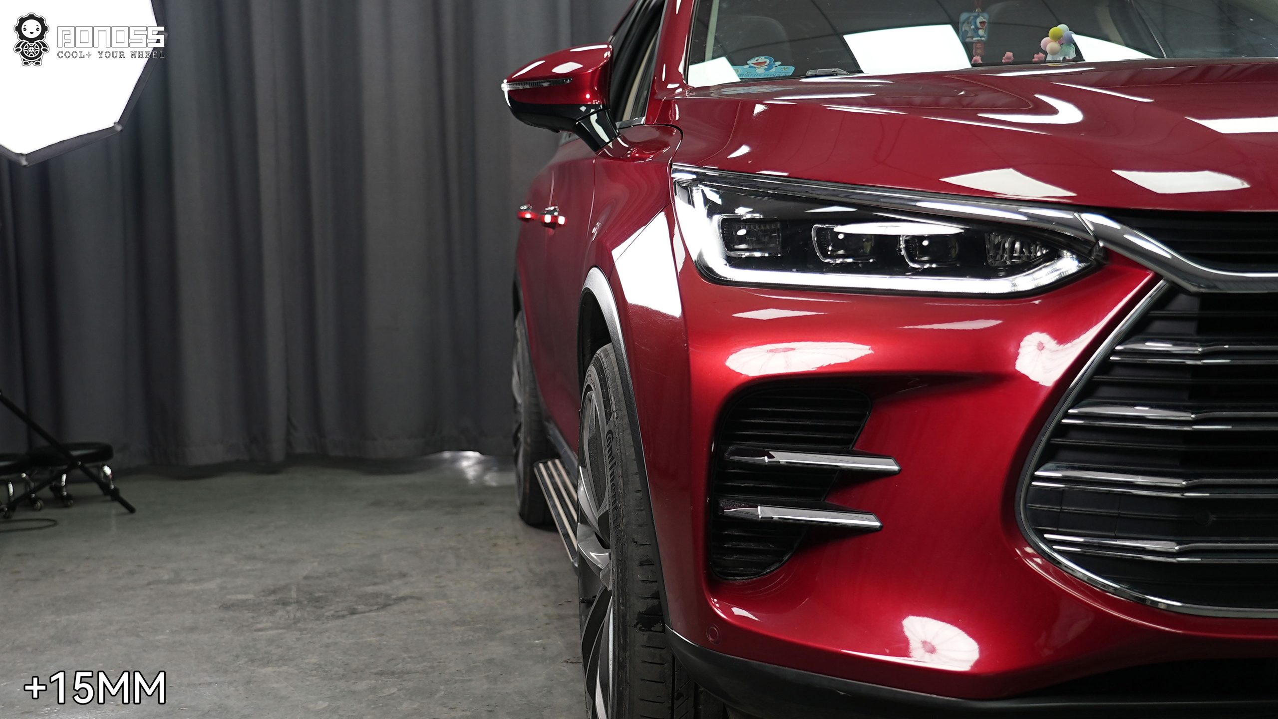 BONOSS Forged Active Cooling 2019 BYD Tang Wheel Spacers Front 15mm Rear 20mm Before and After (4)