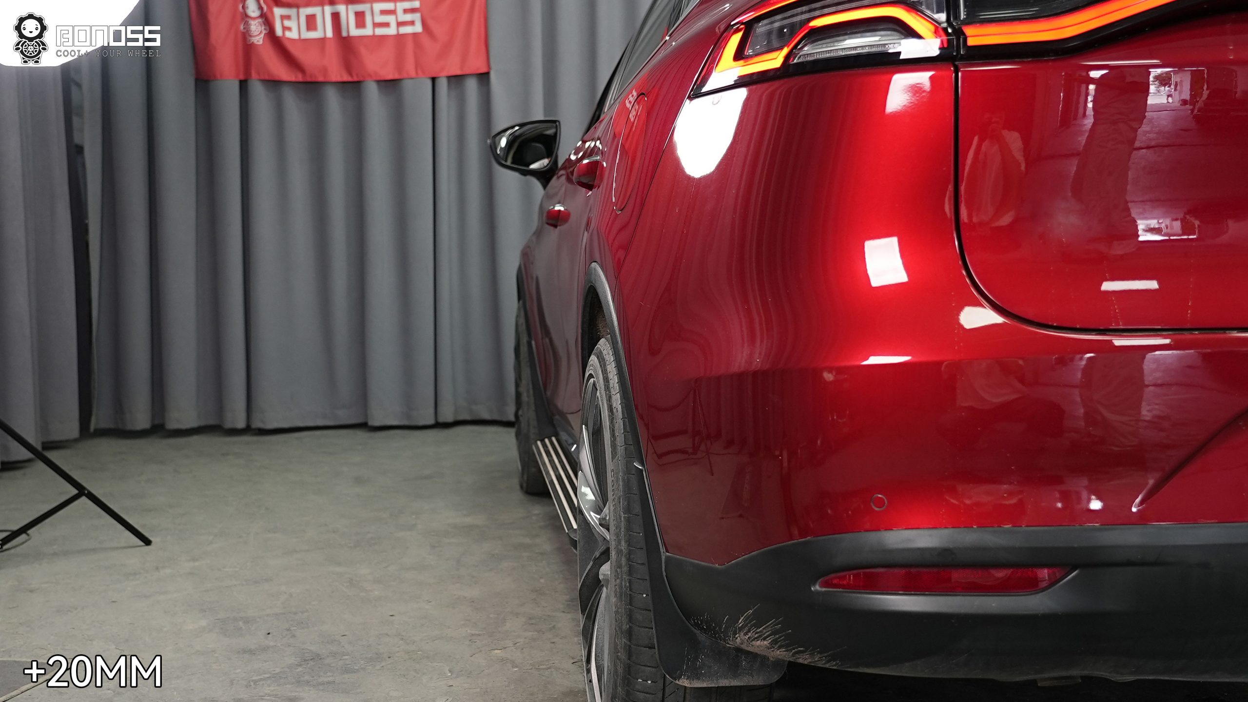 BONOSS Forged Active Cooling 2019 BYD Tang Wheel Spacers Front 15mm Rear 20mm Before and After (5)