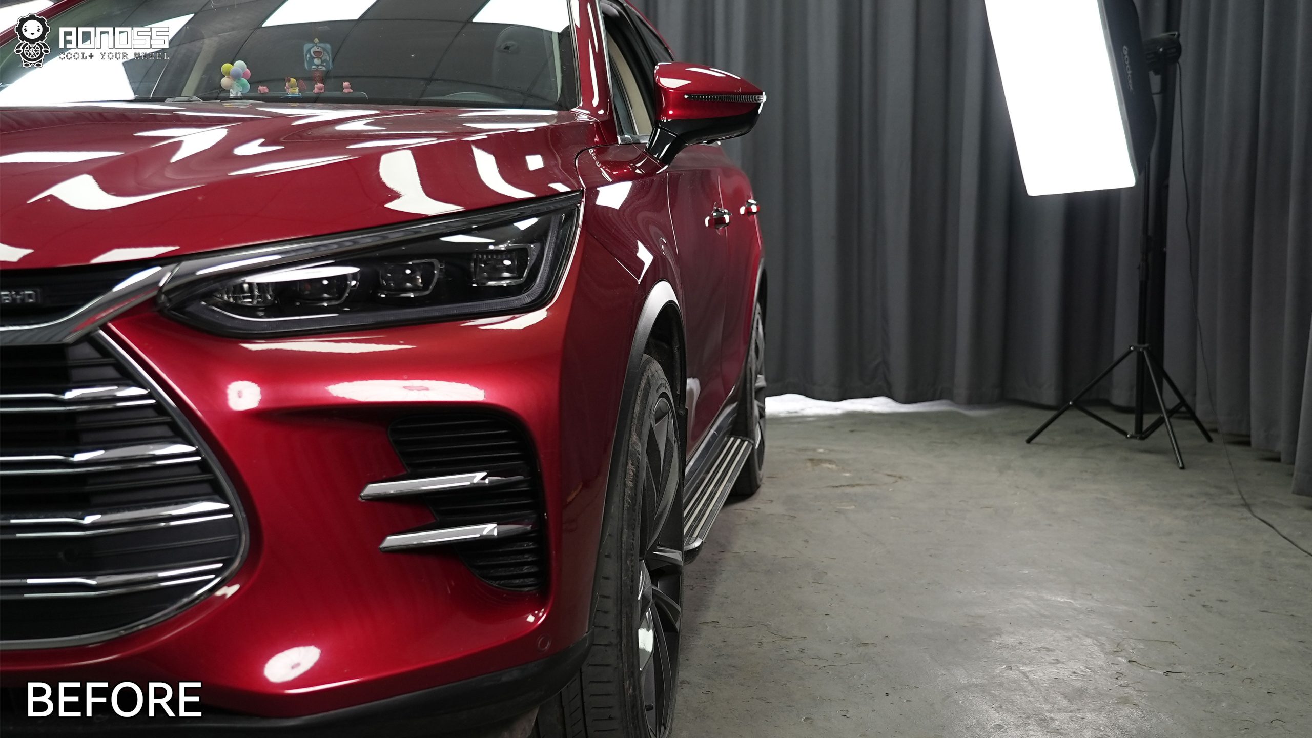 BONOSS Forged Active Cooling 2019 BYD Tang Wheel Spacers Front 15mm Rear 20mm Before and After (8)