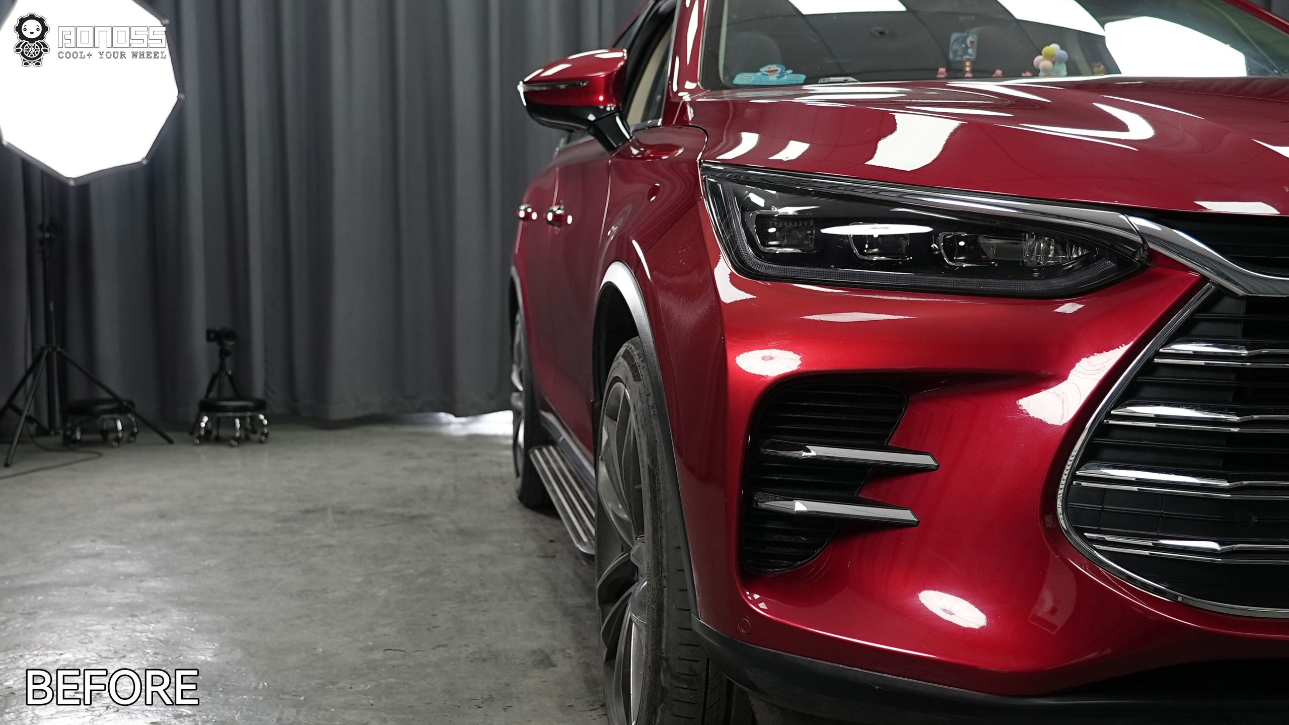 BONOSS Forged Active Cooling 2019 BYD Tang Wheel Spacers Front 15mm Rear 20mm Before and After (9)