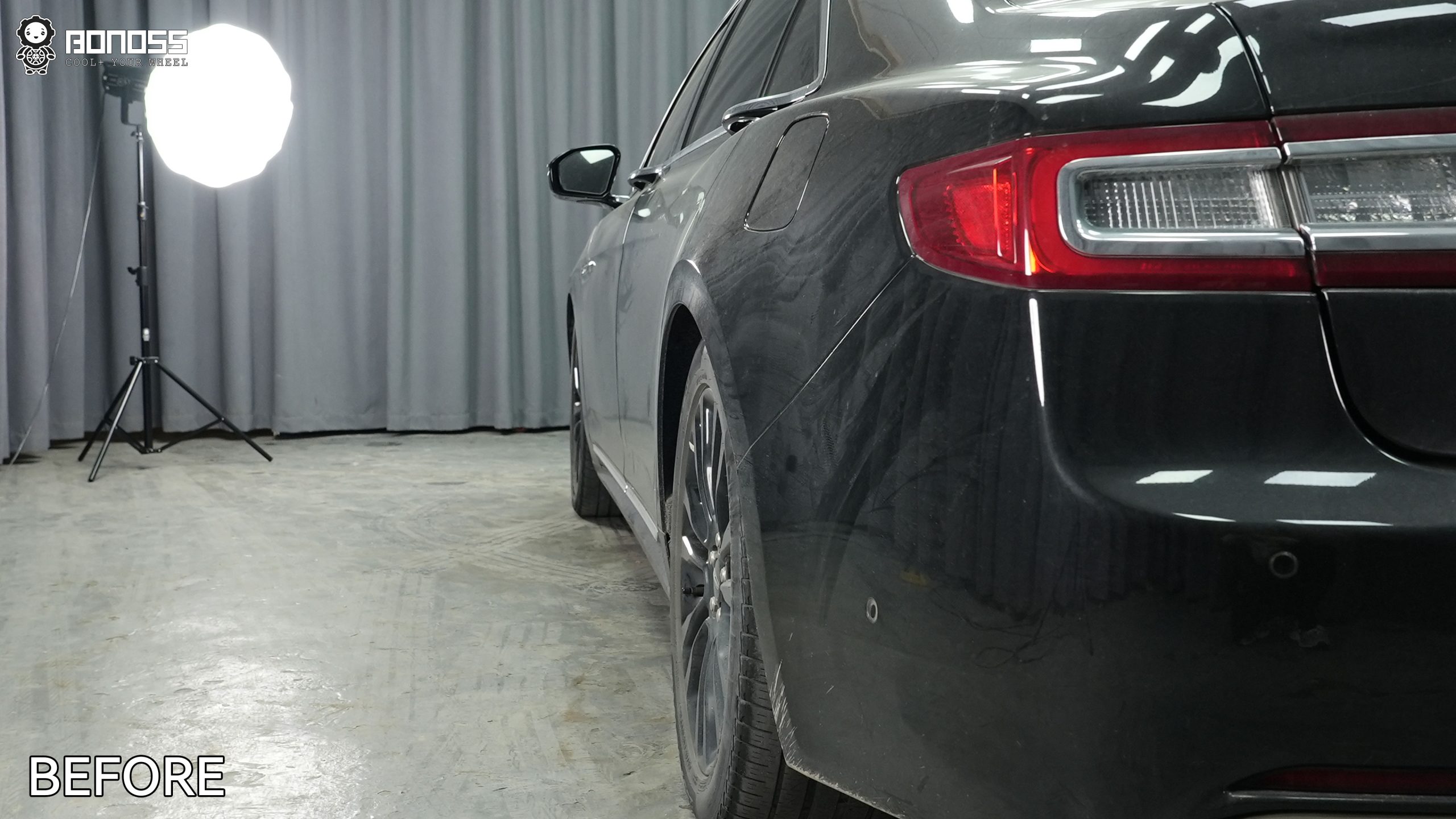 BONOSS Forged Active Cooling 2019 Lincoln Continental Wheel Spacers Front 15mm Rear 25mm Before and After (10)