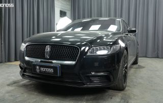 BONOSS Forged Active Cooling 2019 Lincoln Continental Wheel Spacers Front 15mm Rear 25mm Before and After (2)