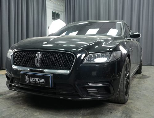 BONOSS Forged Active Cooling 2019 Lincoln Continental Wheel Spacers Front 15mm Rear 25mm Before and After