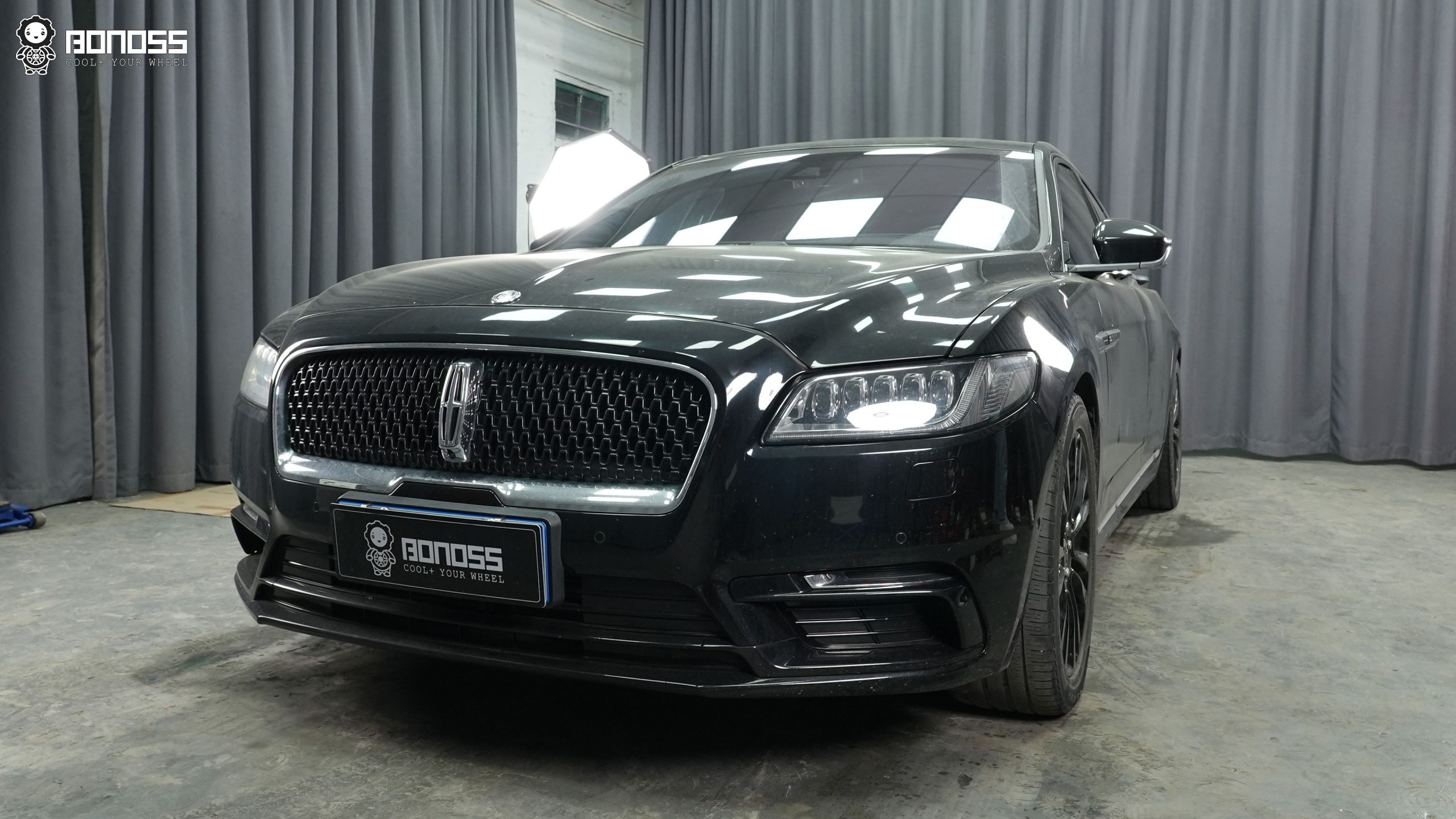 BONOSS Forged Active Cooling 2019 Lincoln Continental Wheel Spacers Front 15mm Rear 25mm Before and After (2)