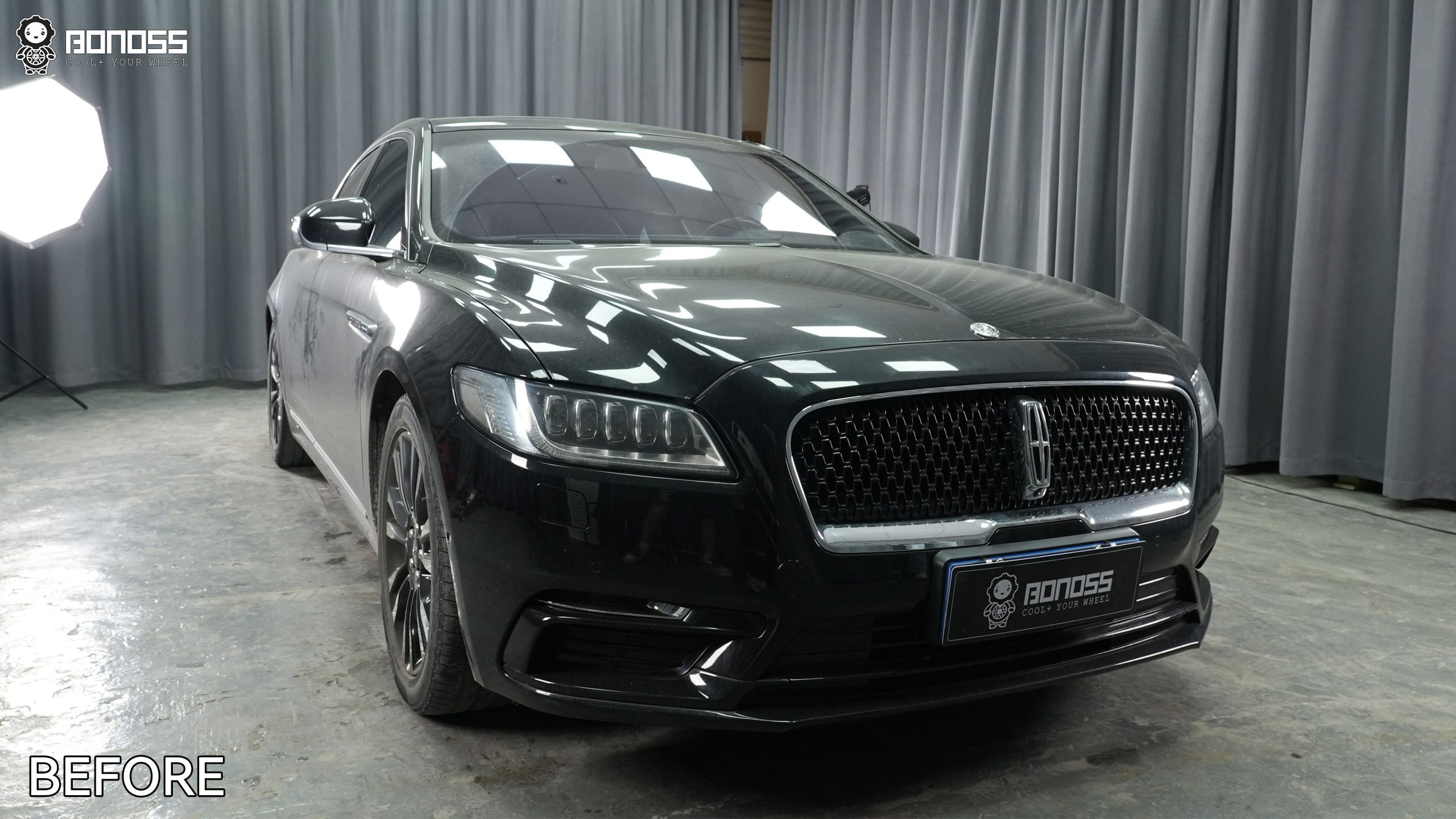 BONOSS Forged Active Cooling 2019 Lincoln Continental Wheel Spacers Front 15mm Rear 25mm Before and After (7)