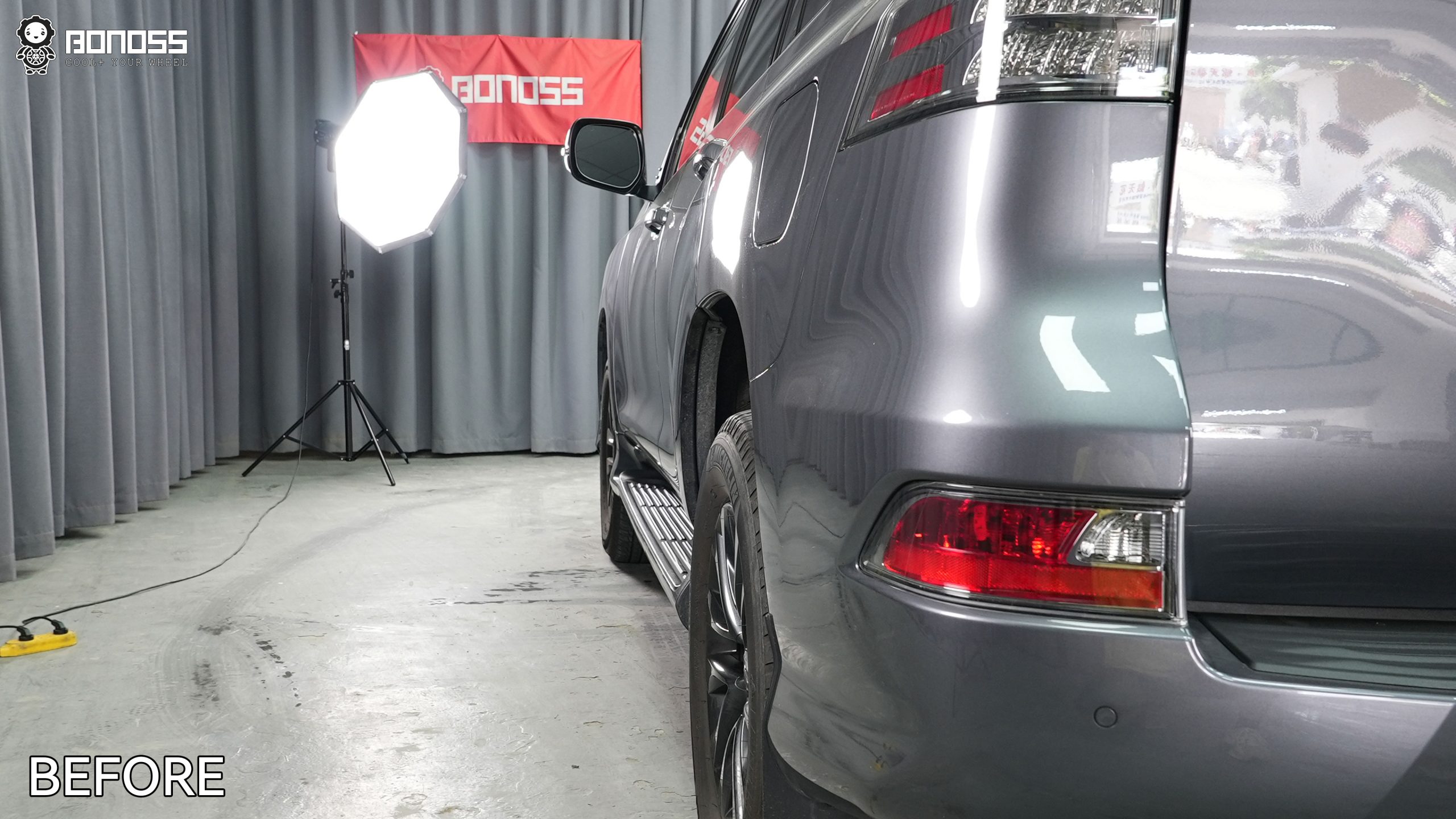 BONOSS Forged Active Cooling 2020 Lexus GX460 Wheel Spacers Front 25mm Rear 25mm Before and After (10)