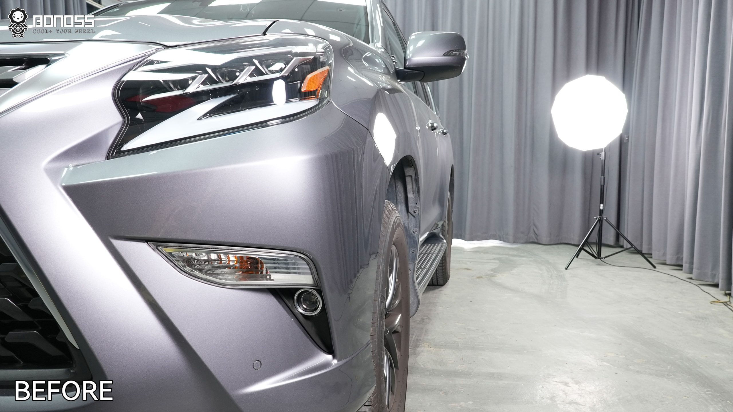 BONOSS Forged Active Cooling 2020 Lexus GX460 Wheel Spacers Front 25mm Rear 25mm Before and After (8)