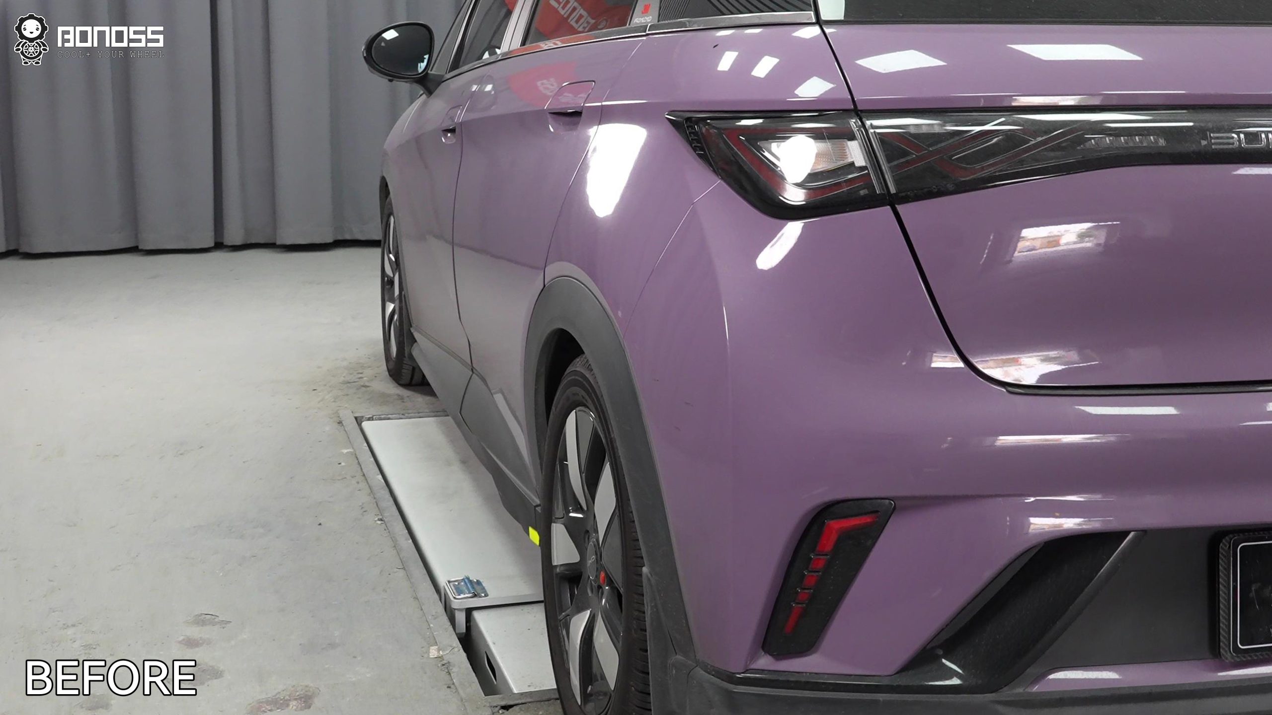 BONOSS Forged Active Cooling 2021 BYD Dolphin Wheel Spacers Front 15mm Rear 15mm Before and After (10)