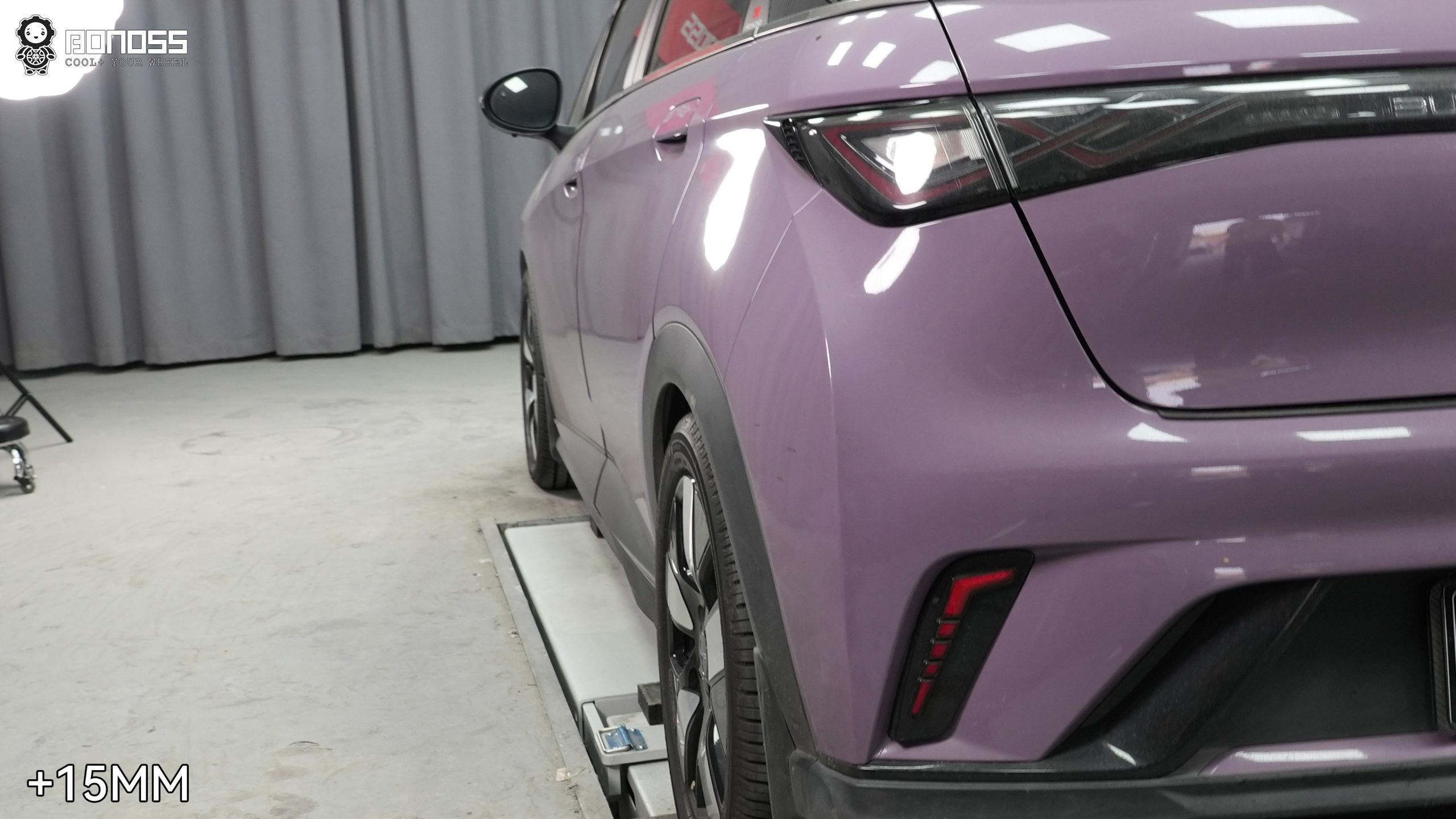 BONOSS Forged Active Cooling 2021 BYD Dolphin Wheel Spacers Front 15mm Rear 15mm Before and After (5)