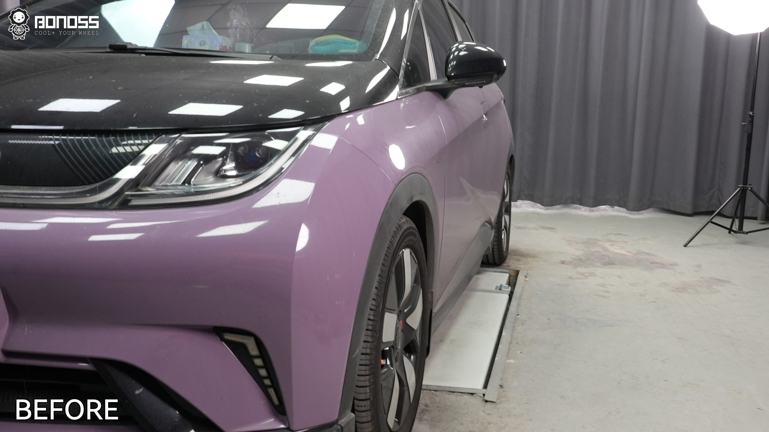 BONOSS Forged Active Cooling 2021 BYD Dolphin Wheel Spacers Front 15mm Rear 15mm Before and After (8)