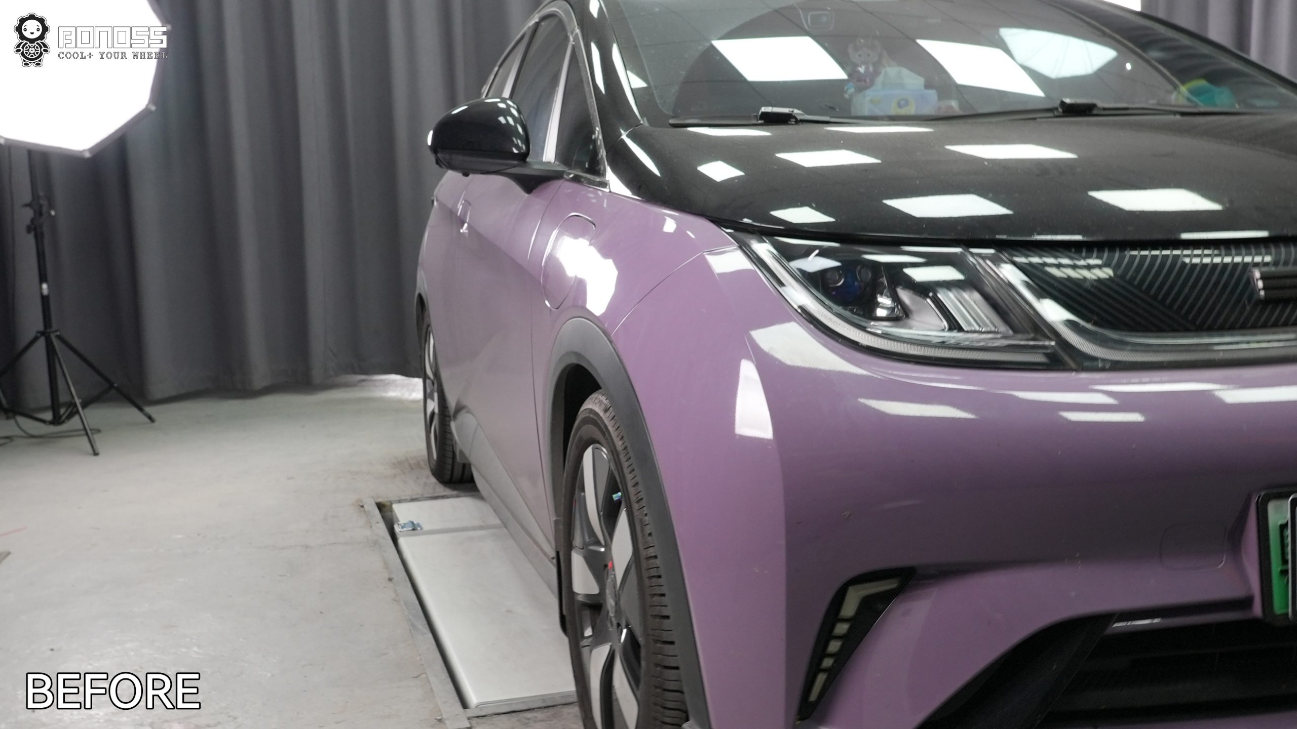 BONOSS Forged Active Cooling 2021 BYD Dolphin Wheel Spacers Front 15mm Rear 15mm Before and After (9)