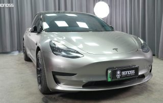 BONOSS Forged Active Cooling 2022 Tesla Model 3 Wheel Spacers Front 18mm Rear 25mm Before and After (2)