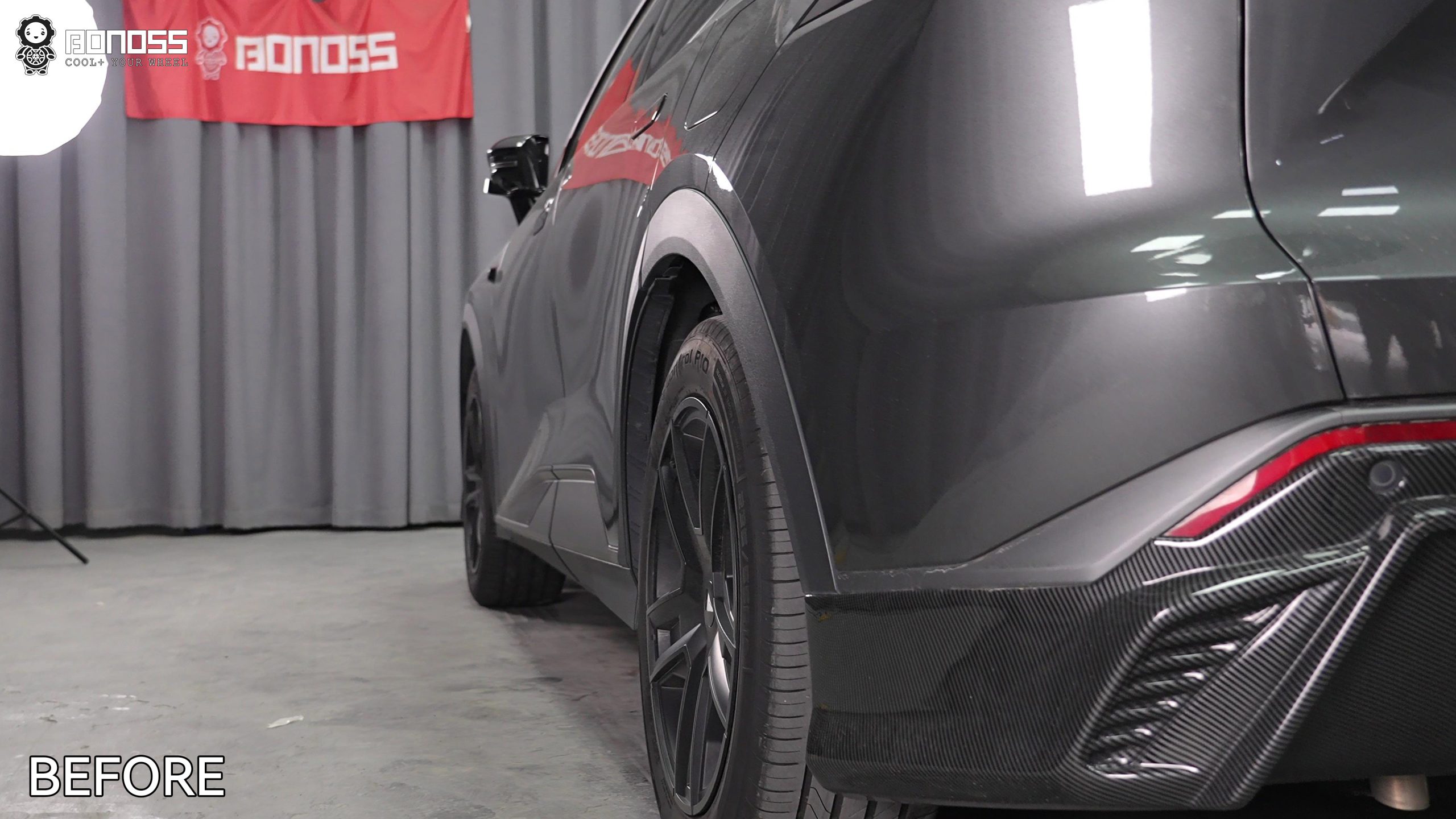 BONOSS Forged Active Cooling 2023 Deepal S07 Wheel Spacers Front 25mm Rear 30mm Before and After (10)