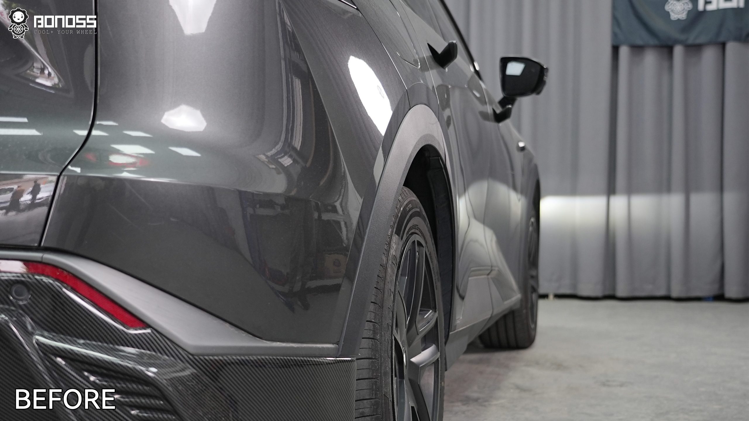 BONOSS Forged Active Cooling 2023 Deepal S07 Wheel Spacers Front 25mm Rear 30mm Before and After (11)