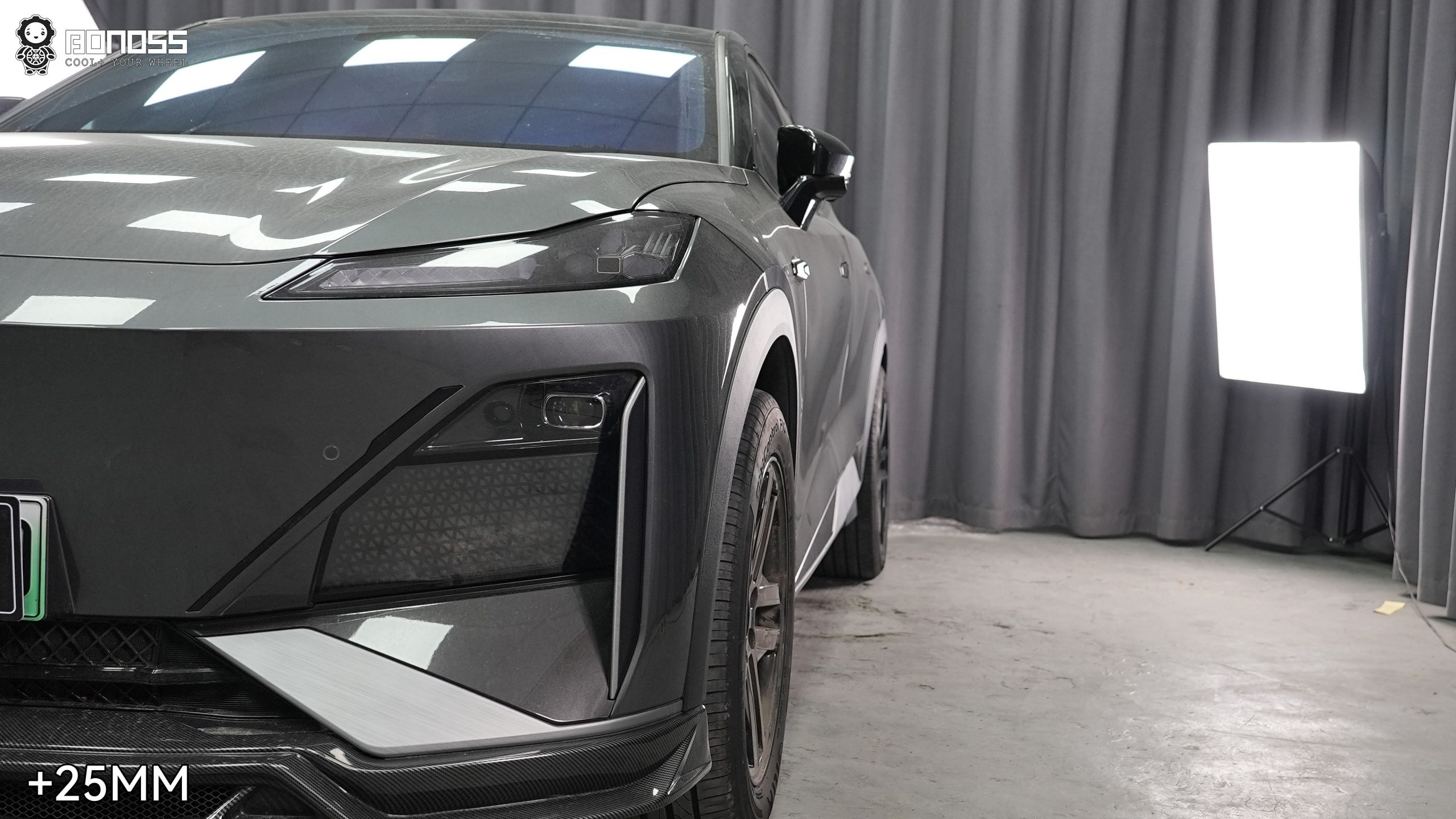 BONOSS Forged Active Cooling 2023 Deepal S07 Wheel Spacers Front 25mm Rear 30mm Before and After (3)